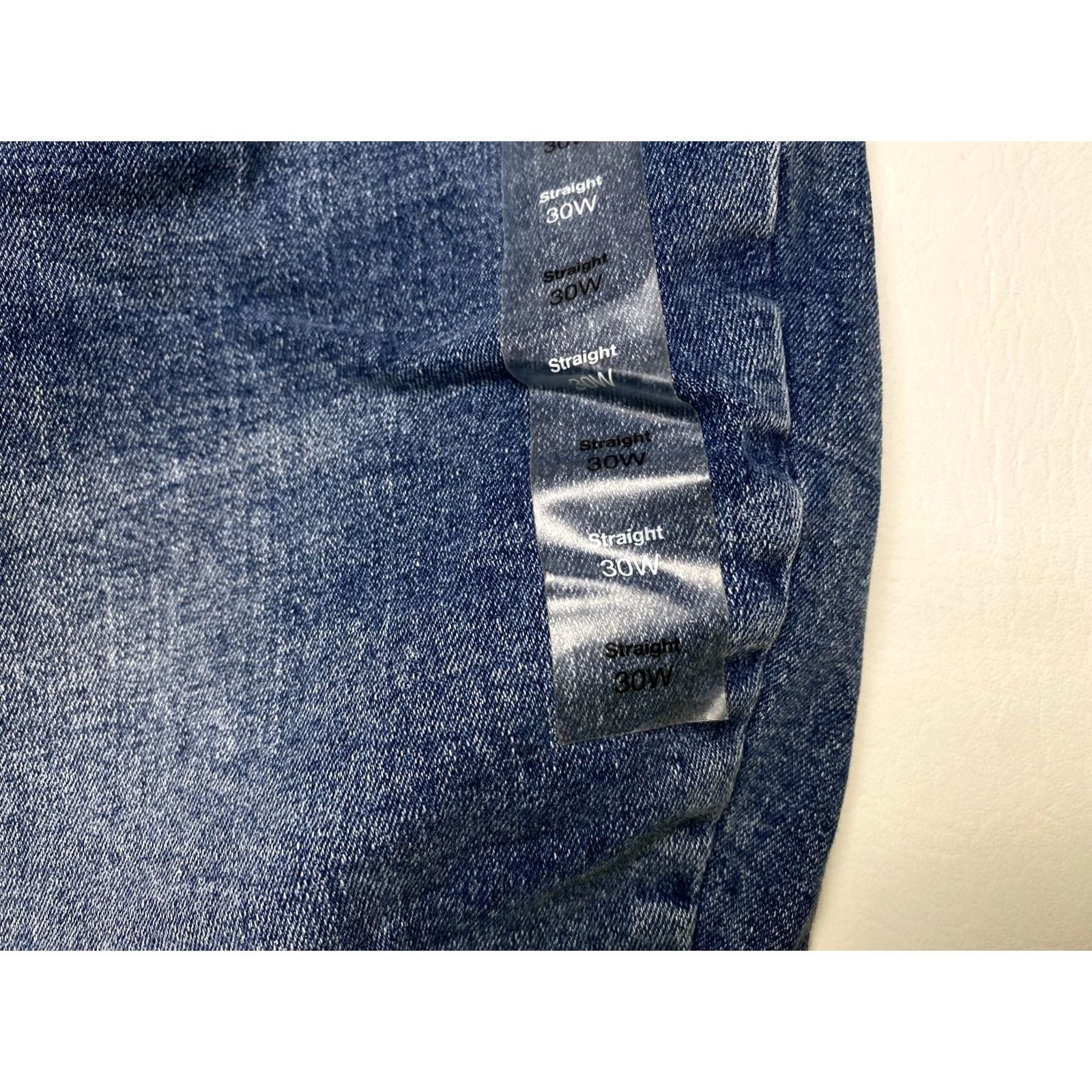 Vintage NWT Sonoma Jeans for Women Plus 30W 48x29 Blue Stretch Sonoma Jeans Straight High Rise 5-Pocket Denim Size 30" / US 8 / IT 44 - 4 Thumbnail