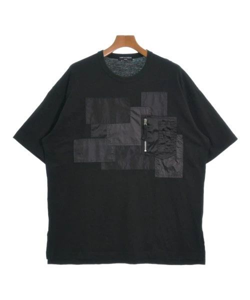 Comme des Garcons Homme T-Shirts Short Sleeve Round Neck Cotton Black Size US L / EU 52-54 / 3 - 1 Thumbnail