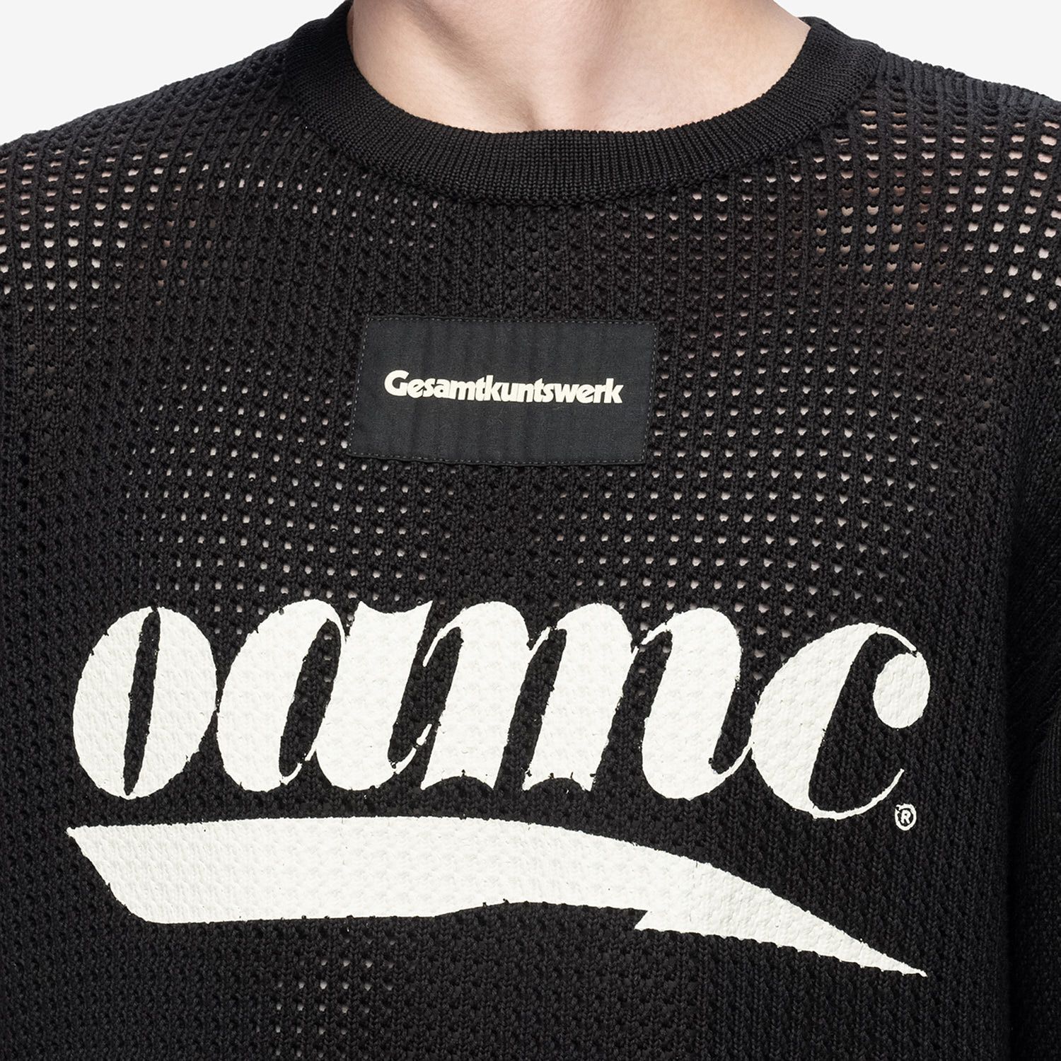 OAMC 1y0225 Logo Crewneck Sweater in Black Size US M / EU 48-50 / 2 - 2 Thumbnail