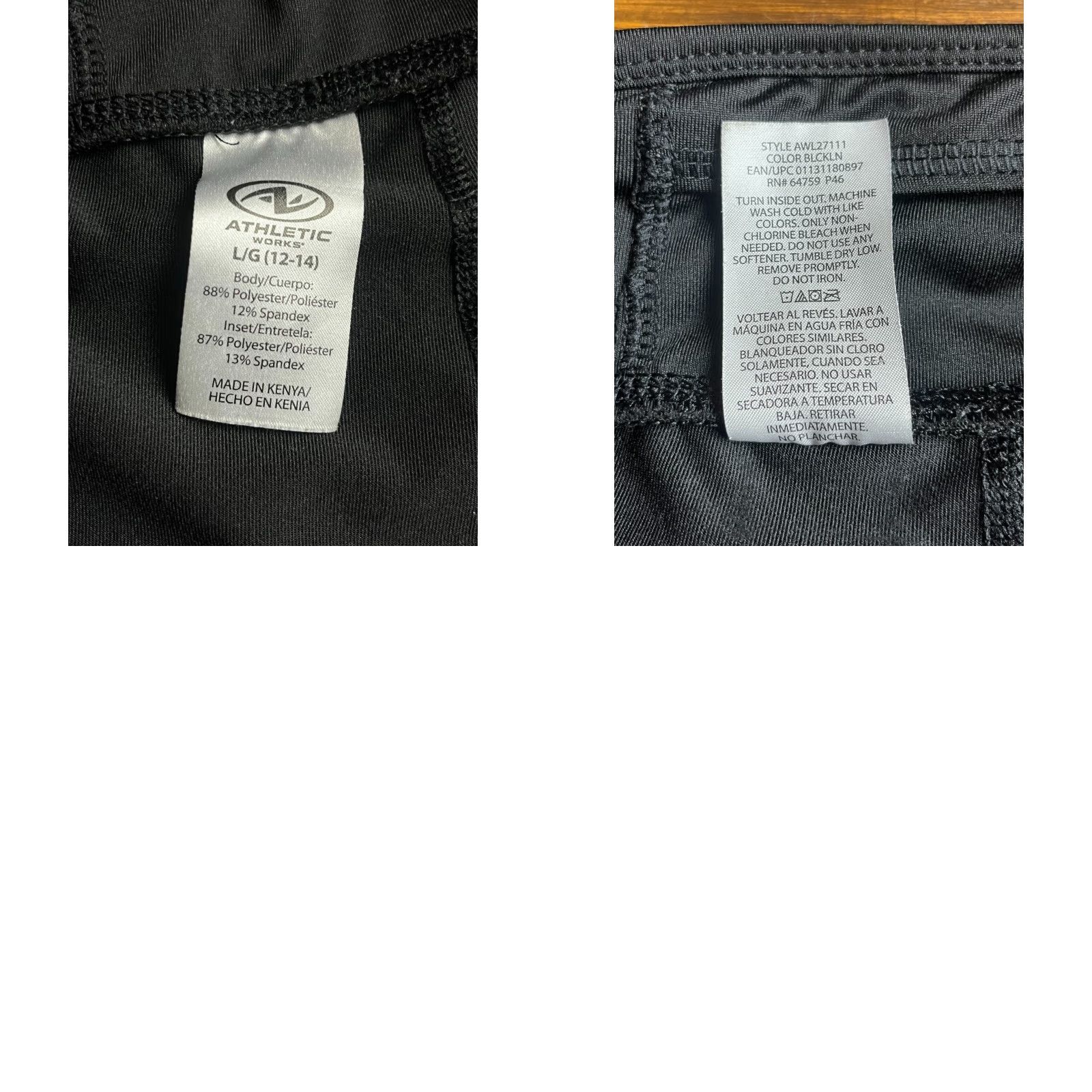Athletic Works Athletic Works Pants Women L Black Pull On Dri Works Activewear Capri Fit Athletic Womens Regular Size L Pants | Inseam 17.5 | Flat Front | Casual Size 36" / US 14 / IT 50 - 8 Thumbnail