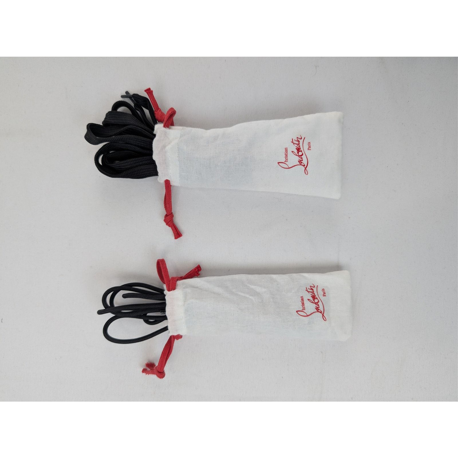 Christian Louboutin o1rshd1 Size: OS / Thick Waxy Cotton Laces in Black Size ONE SIZE - 7 Thumbnail
