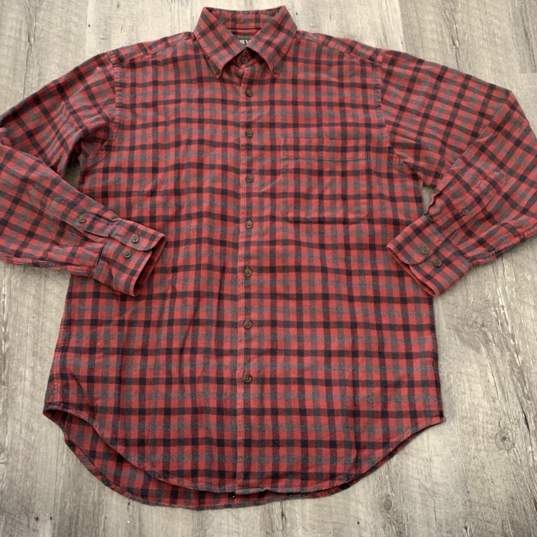 Orvis Orvis Shirt Mens M Red Gray Plaid Flannel Button-Up Cotton Long Sleeve Casual Classic Size US M / EU 48-50 / 2 - 7 Thumbnail