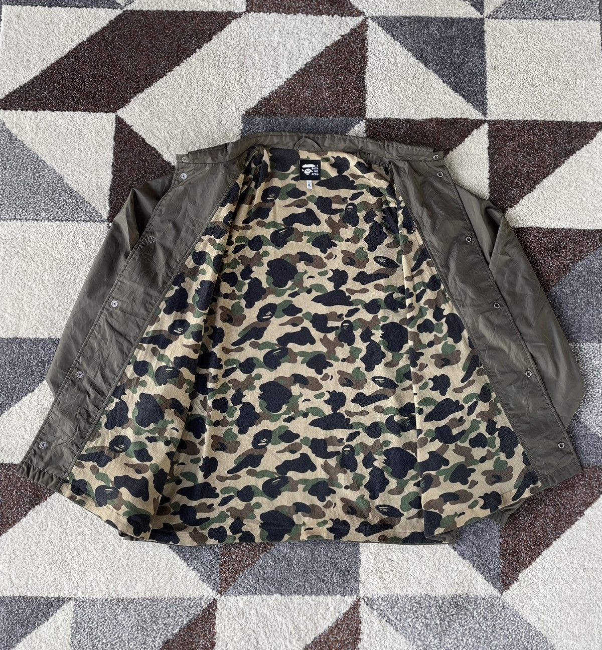 Bape 00’s OG Bape Camo Coach Jacket Size US L / EU 52-54 / 3 - 5 Thumbnail