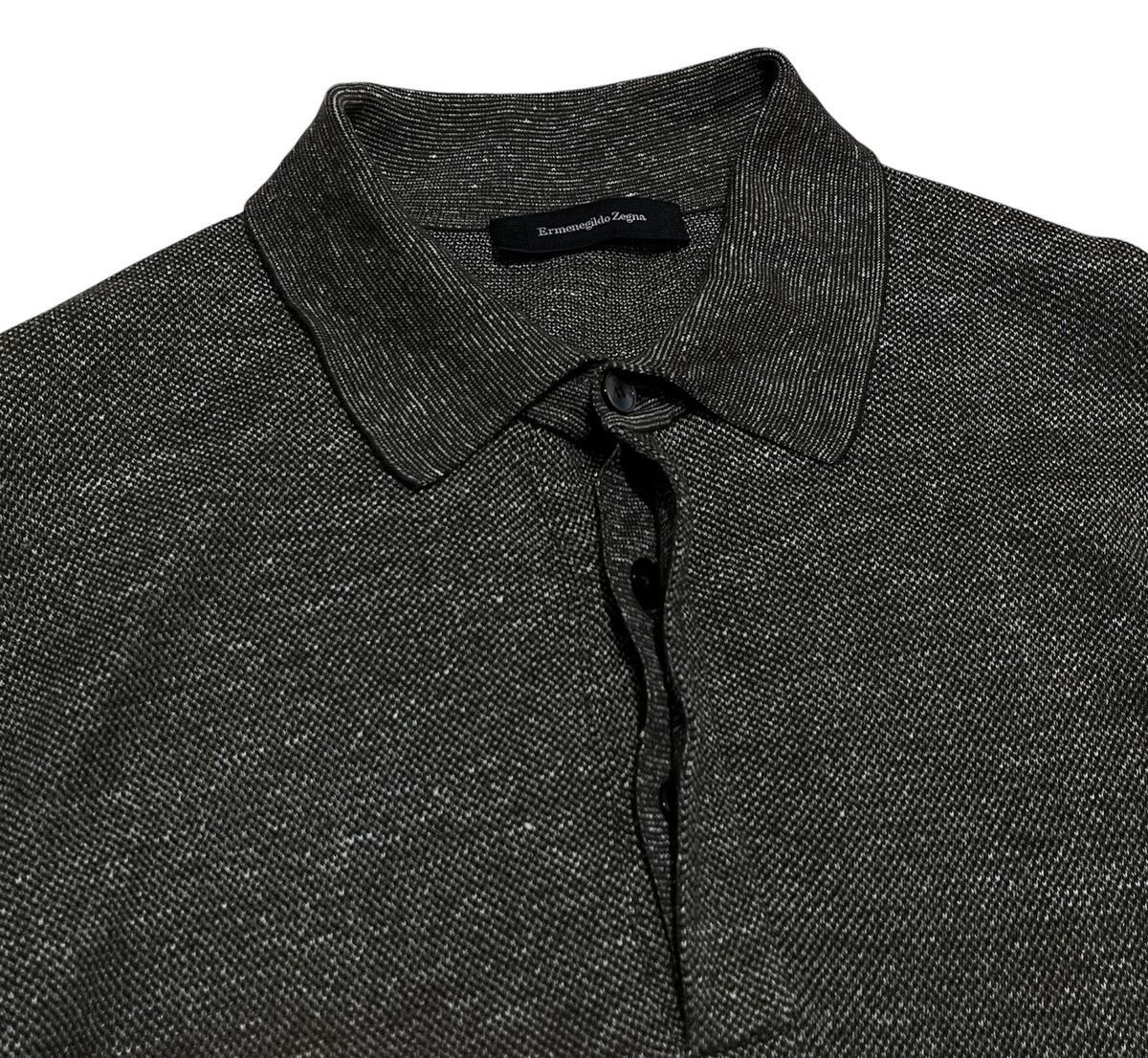 Ermenegildo Zegna Ermenegildo Zegna Cashmere knit polo Size US L / EU 52-54 / 3 - 2 Thumbnail