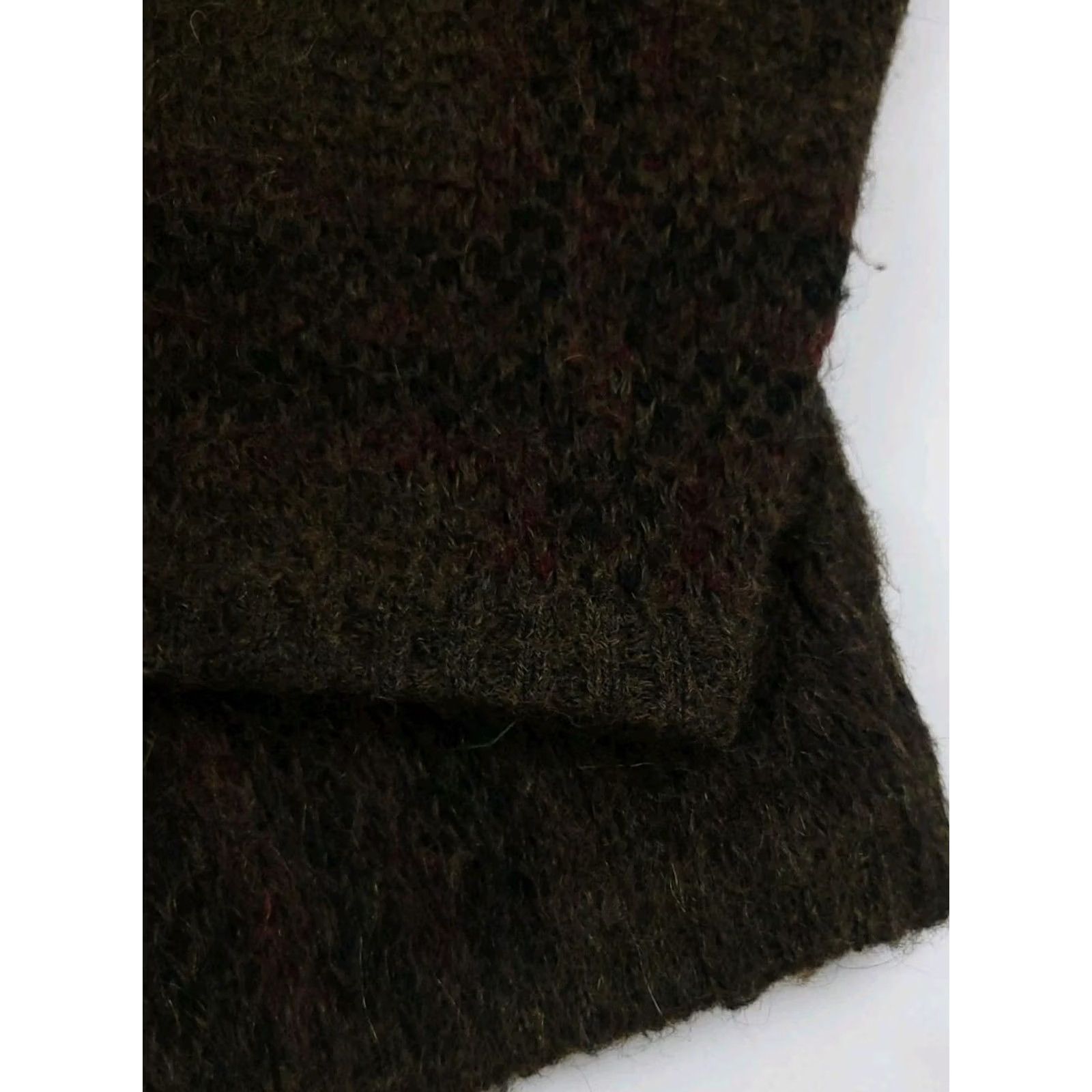 Vintage VINTAGE Robert Bruce Mohair Blend Pattern Knit Cardigan Sweater Men S Green 60s Shaggy Retro Size US S / EU 44-46 / 1 - 5 Thumbnail
