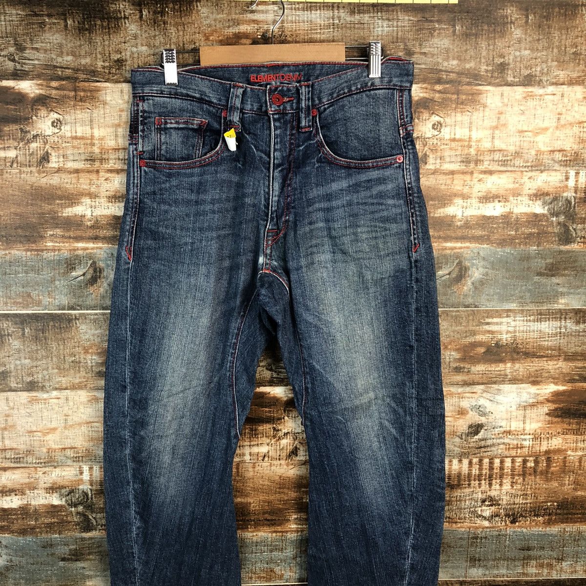 Element × Vintage DLL Element Blue selvedge Denim Pants #C122 Size US 30 / EU 46 - 2 Thumbnail