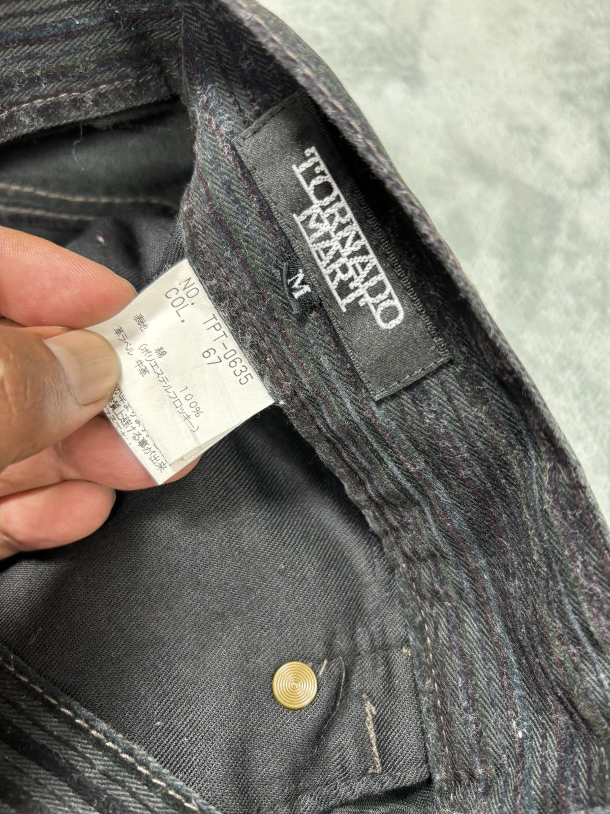 Tornado Mart Tornado Mart Velvet Flared Pants. S0363 Size US 30 / EU 46 - 6 Thumbnail