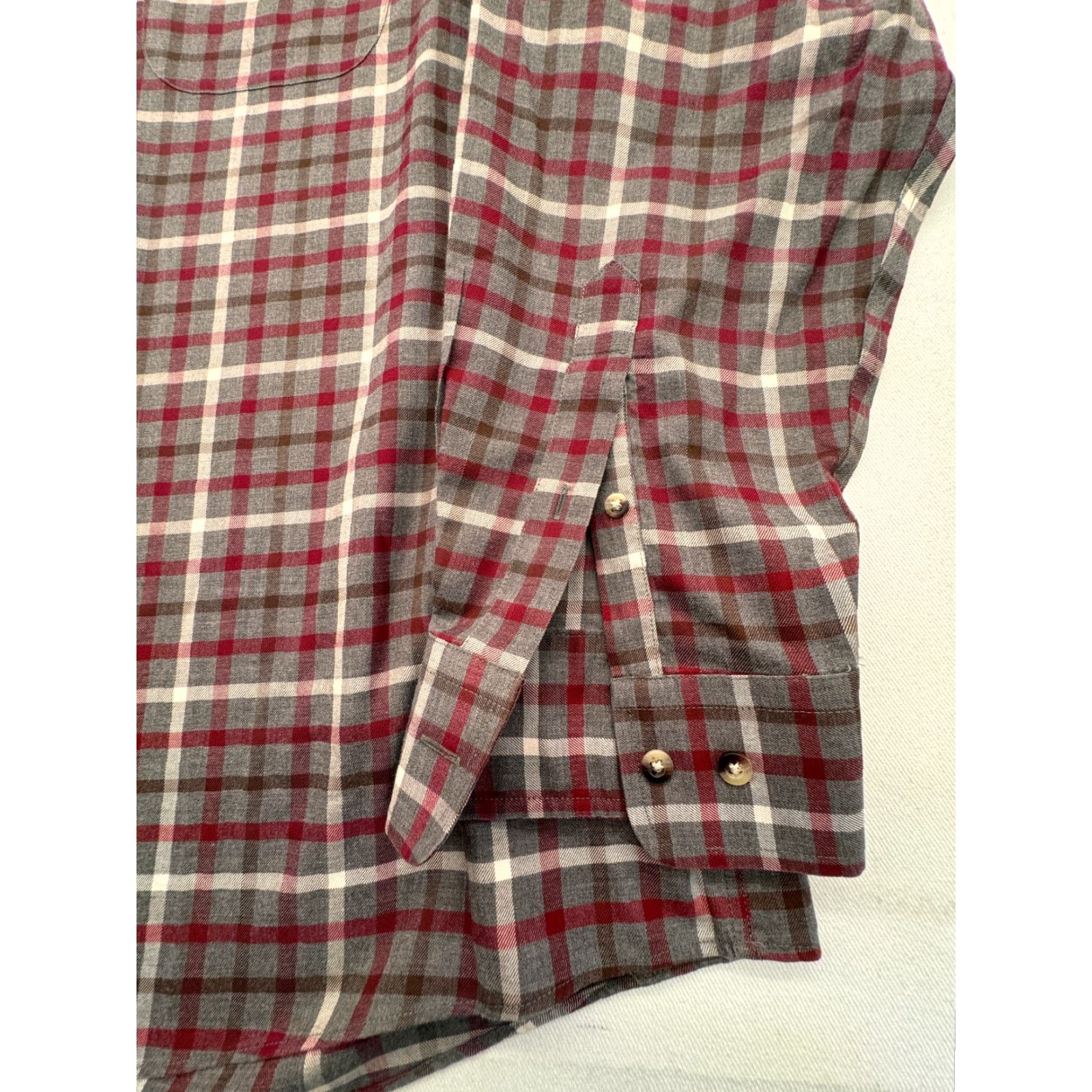 Jos. A. Bank Jos. A. Banks Long Sleeve Button-Up Mens XL Check Shirt 100% Cotton Multicolor Knit Traveler Size US XL / EU 56 / 4 - 4 Thumbnail