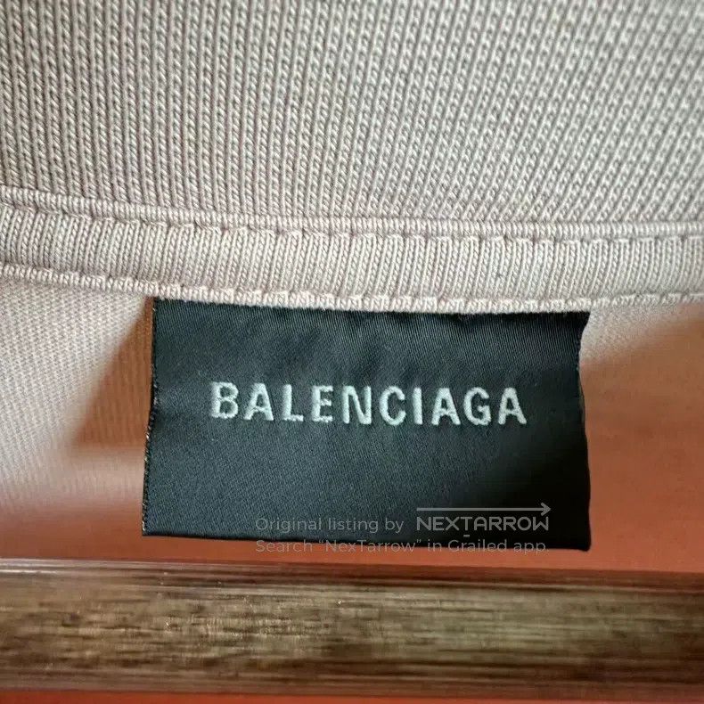 Balenciaga Balenciaga Reversed embroidery pink logo short-sleeve Size US M / EU 48-50 / 2 - 4 Thumbnail