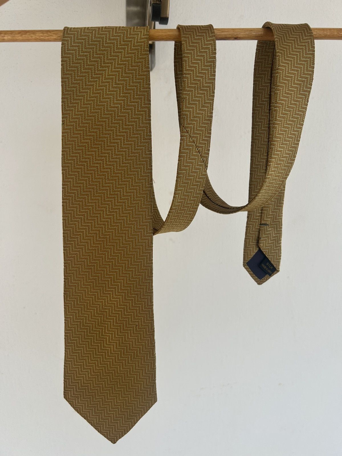 Other Les Miles Vintage Tie Yellow Size ONE SIZE - 1 Thumbnail