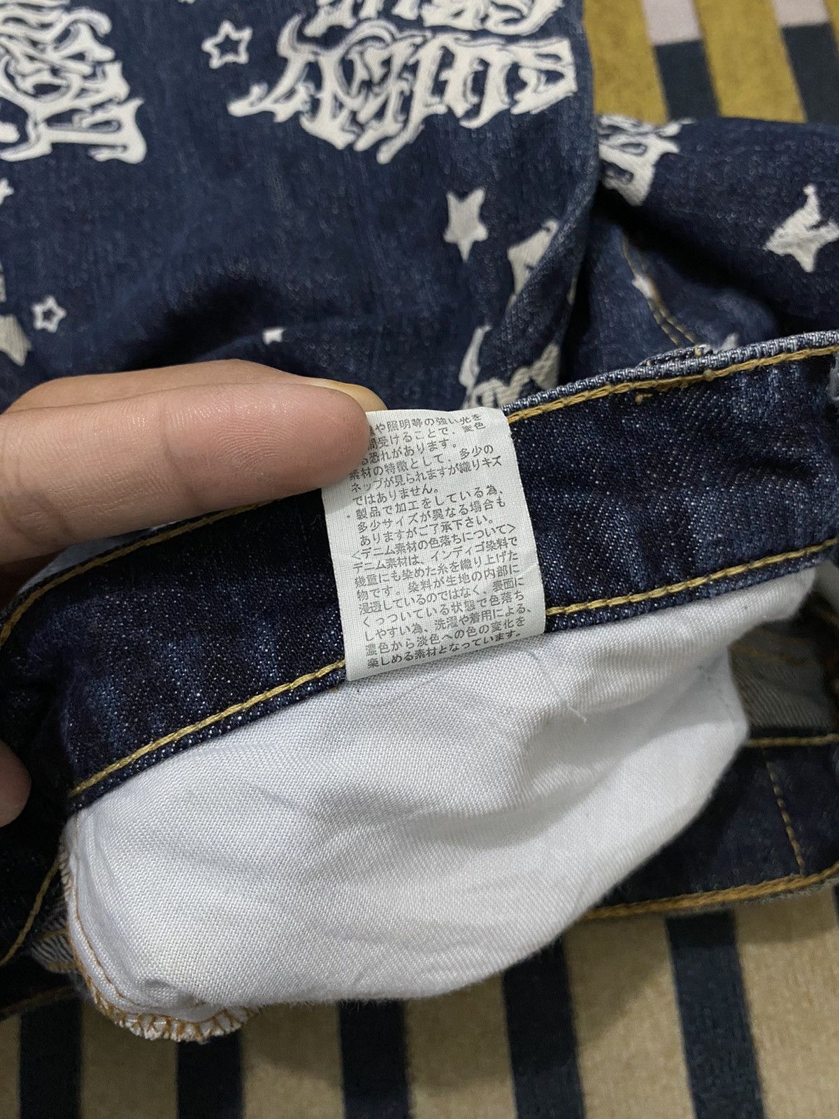 Hysteric Glamour RNAC SWT SKULL PRINT BOOT CUT DENIM PANTS Size US 29 - 14 Thumbnail