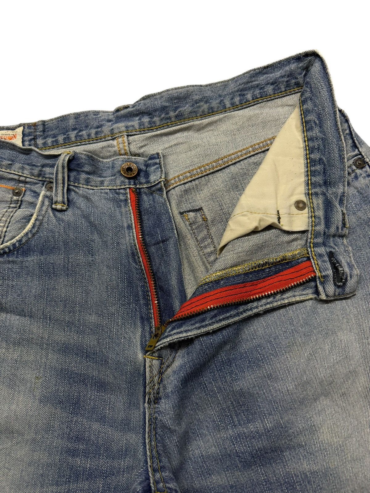 Edwin Vintage EDWIN 505Z Selvedge Denim Jeans Made in Japan | W33 Size US 33 - 9 Thumbnail