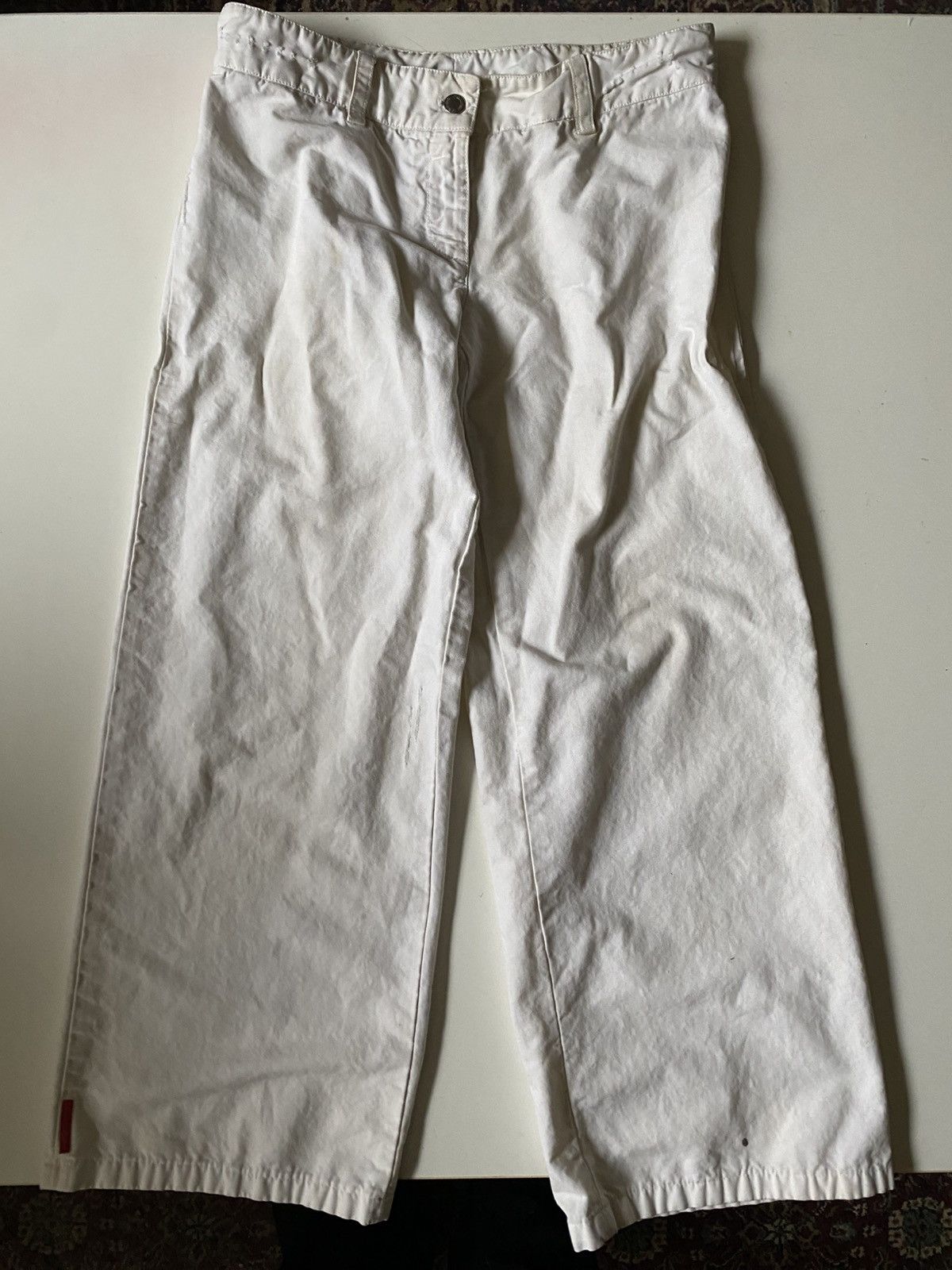 Prada PRADA 2000’s flared “red tag” denim Size US 30 / EU 46 - 1 Thumbnail