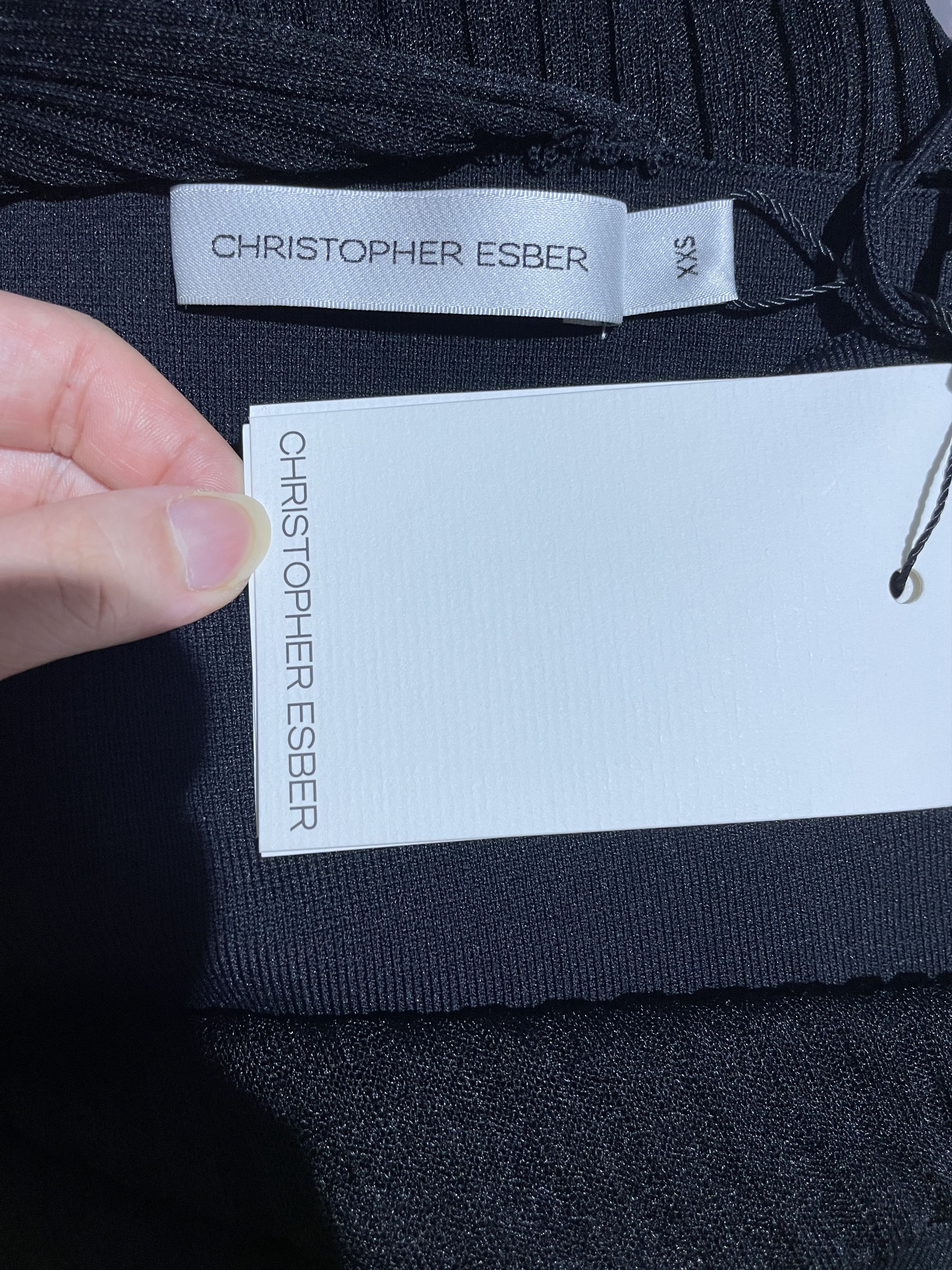 Christopher Esber Shadow Line Knitted Cami Dress Size XXS / US 00 / IT 34 - 9 Thumbnail