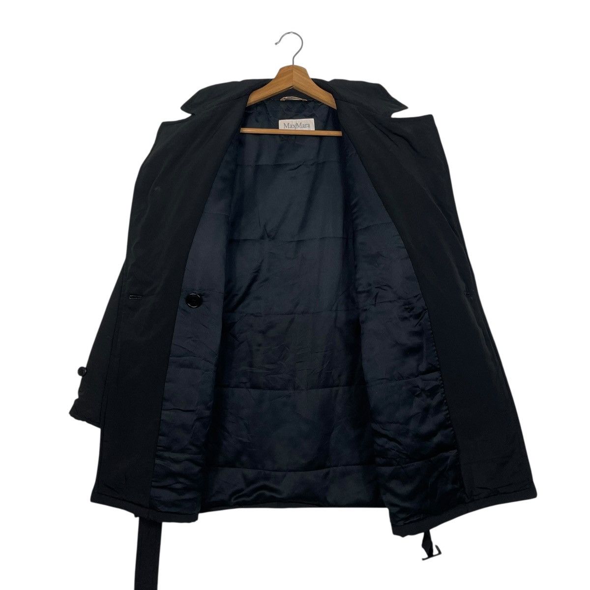 Max Mara Max Mara Double Breasted Black Jacket Size S / US 4 / IT 40 - 11 Thumbnail