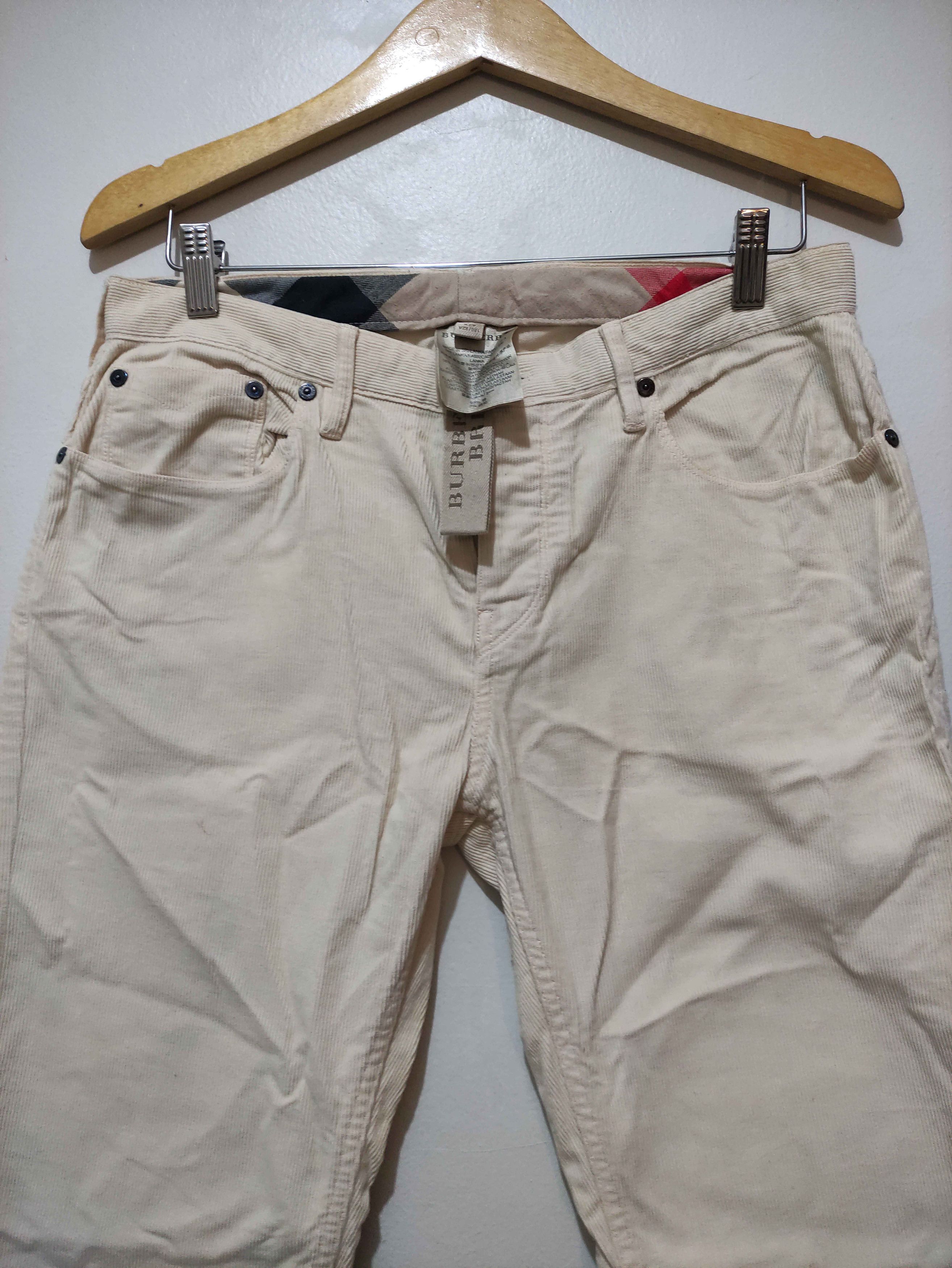 Burberry Burberry Brit Beige Corduroy Pants 32 L/M Size US 32 / EU 48 - 14 Thumbnail