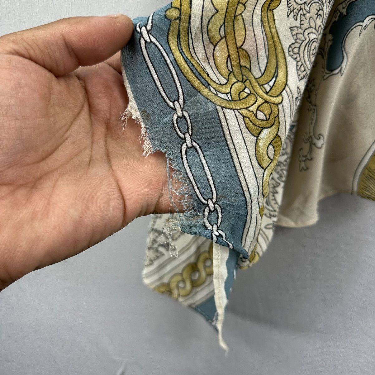 Japanese Brand Jeanasis Maxi Skirt Iconic Hermes Paris Pattern Style Size 30" / US 8 / IT 44 - 10 Thumbnail