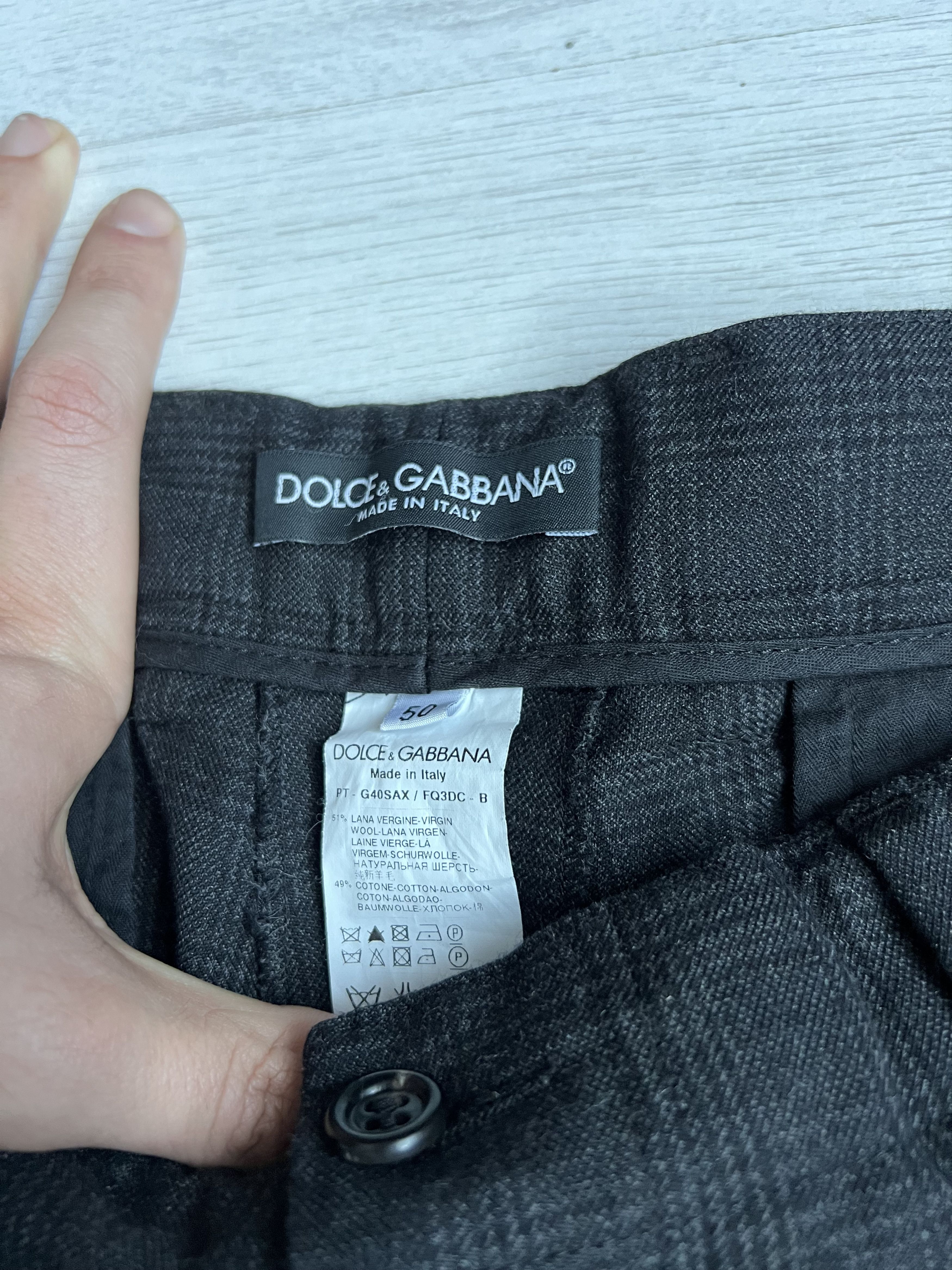 Dolce & Gabbana Dolce & Gabbana D&G men’s trousers pants dark gray size 50 Size US 34 / EU 50 - 3 Thumbnail