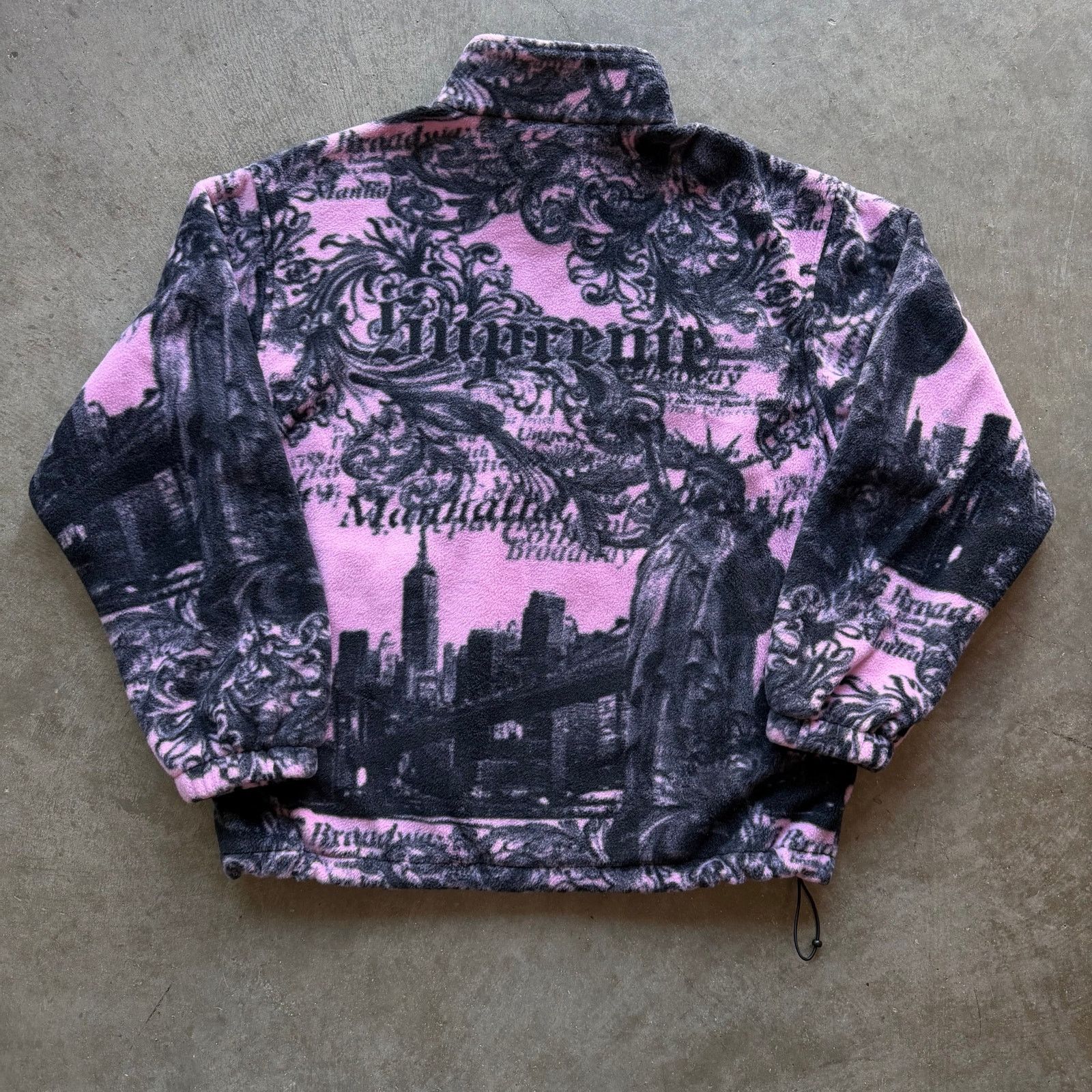Supreme Brand New Supreme New York Fleece Pink M Size US M / EU 48-50 / 2 - 4 Thumbnail