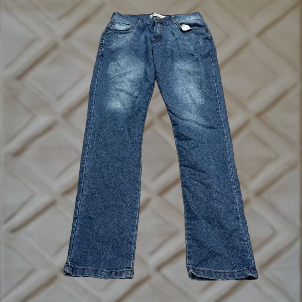 Lacoste VINTAGE Lacoste Men's Jeans - 40 Waist, Straight Leg, Medium Wash Denim, Casual Streetwear, 30x32 Size US 40 / EU 56 - 1 Thumbnail