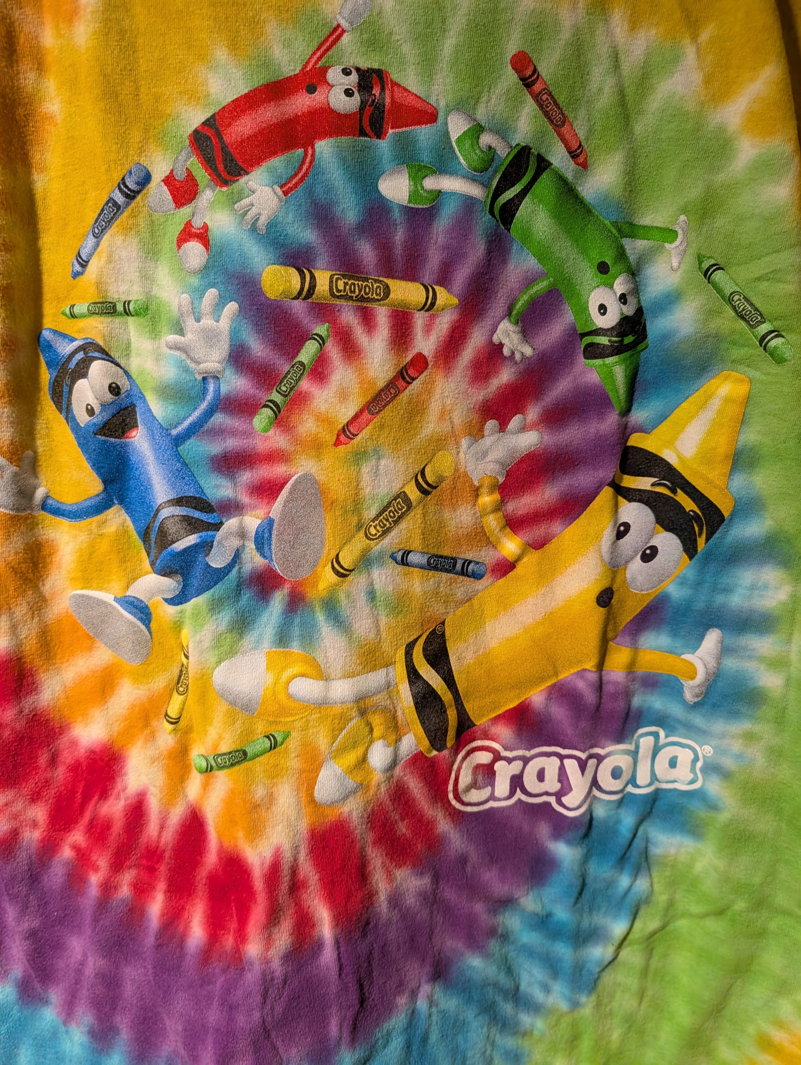 Gildan Vintage Y2K Crayola Experience Cartoon Medium T-Shirt Size US M / EU 48-50 / 2 - 2 Thumbnail