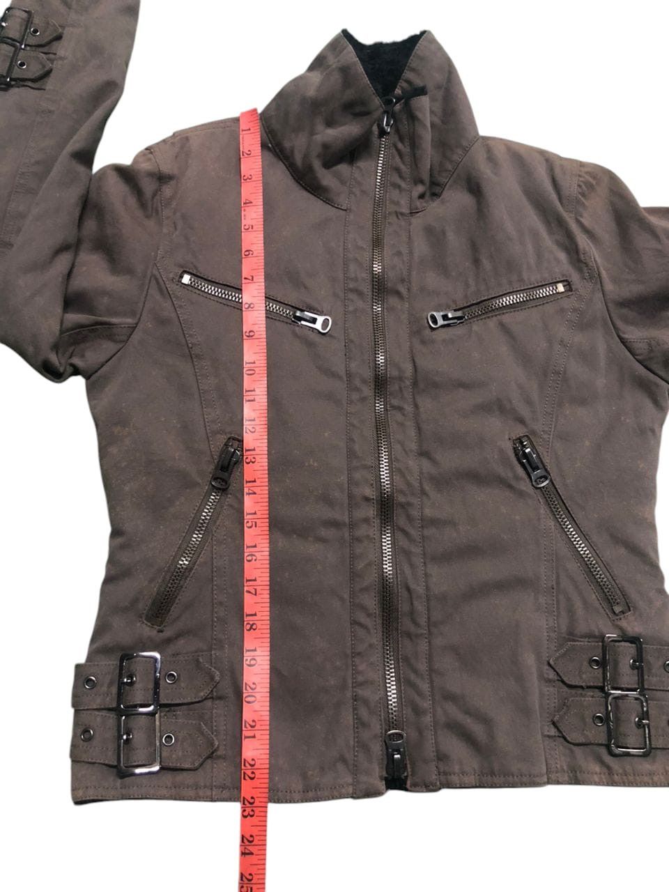 Lad Musician ARCHIVE🔥Lad Bikers Jacket Acrylic Sherpa Lined Jacket Fedad Size US S / EU 44-46 / 1 - 21 Thumbnail
