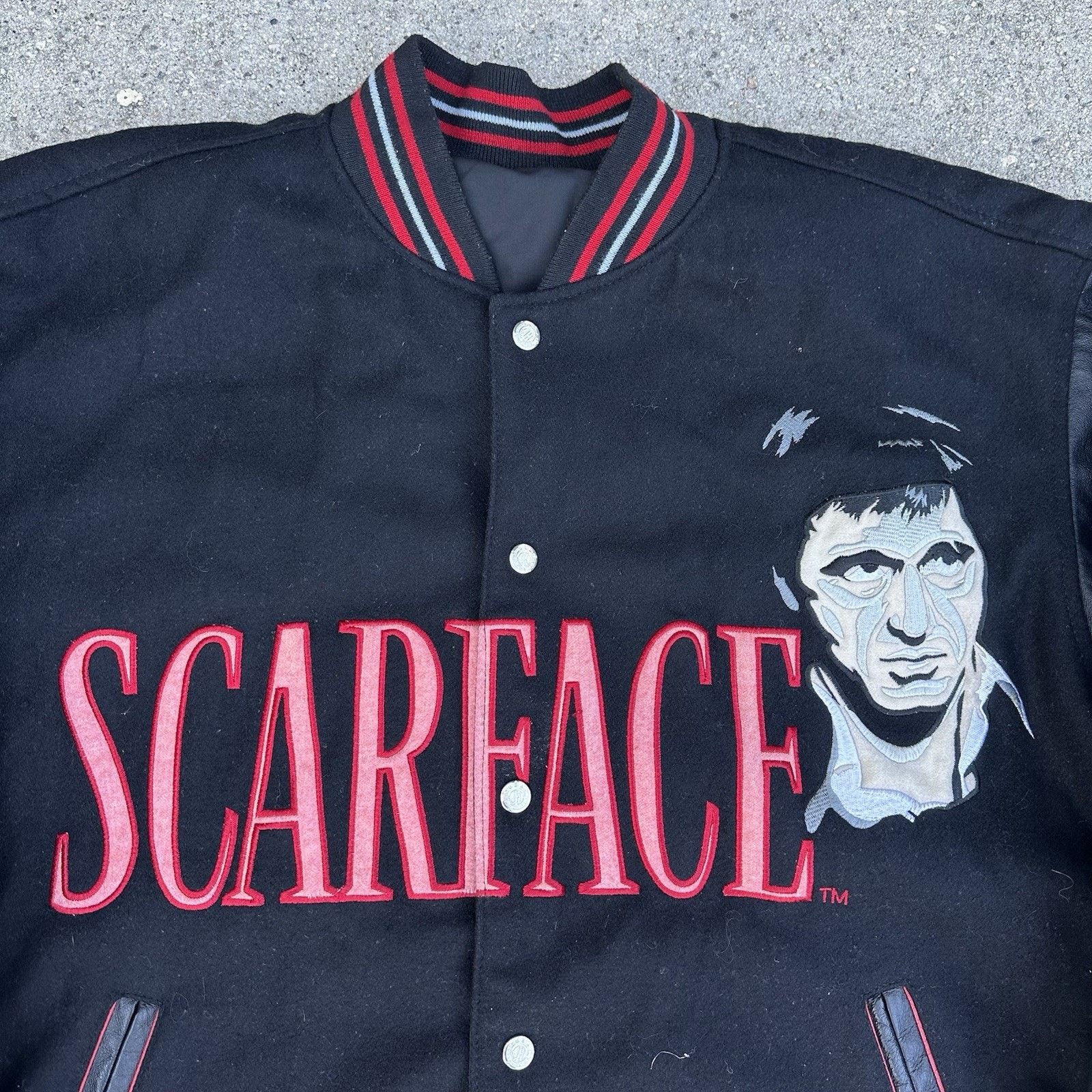 JH Design Vintage JH Design Scarface Reversible Varsity Jacket Size US L / EU 52-54 / 3 - 2 Thumbnail