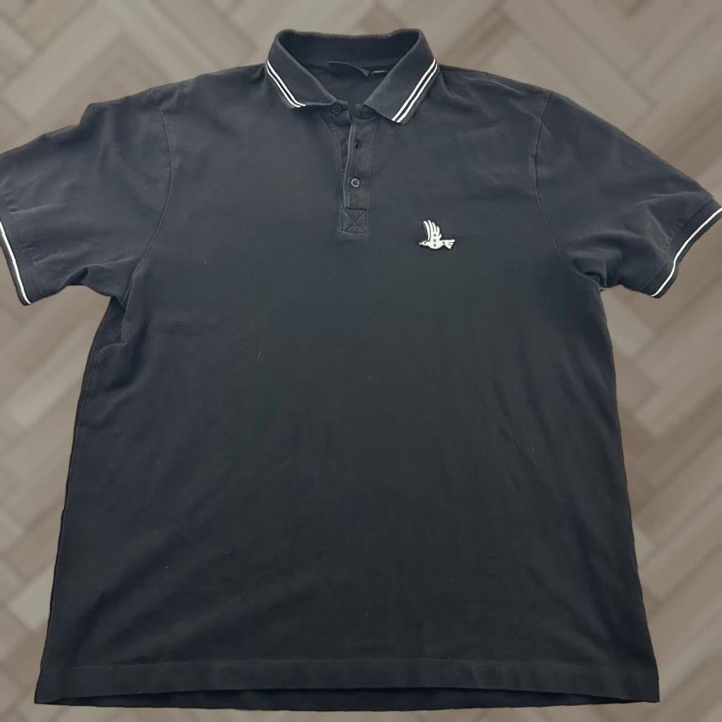 Parra Parra Short Sleeve Button Front Polo Shirt Men's XL Black Size US XL / EU 56 / 4 - 1 Thumbnail