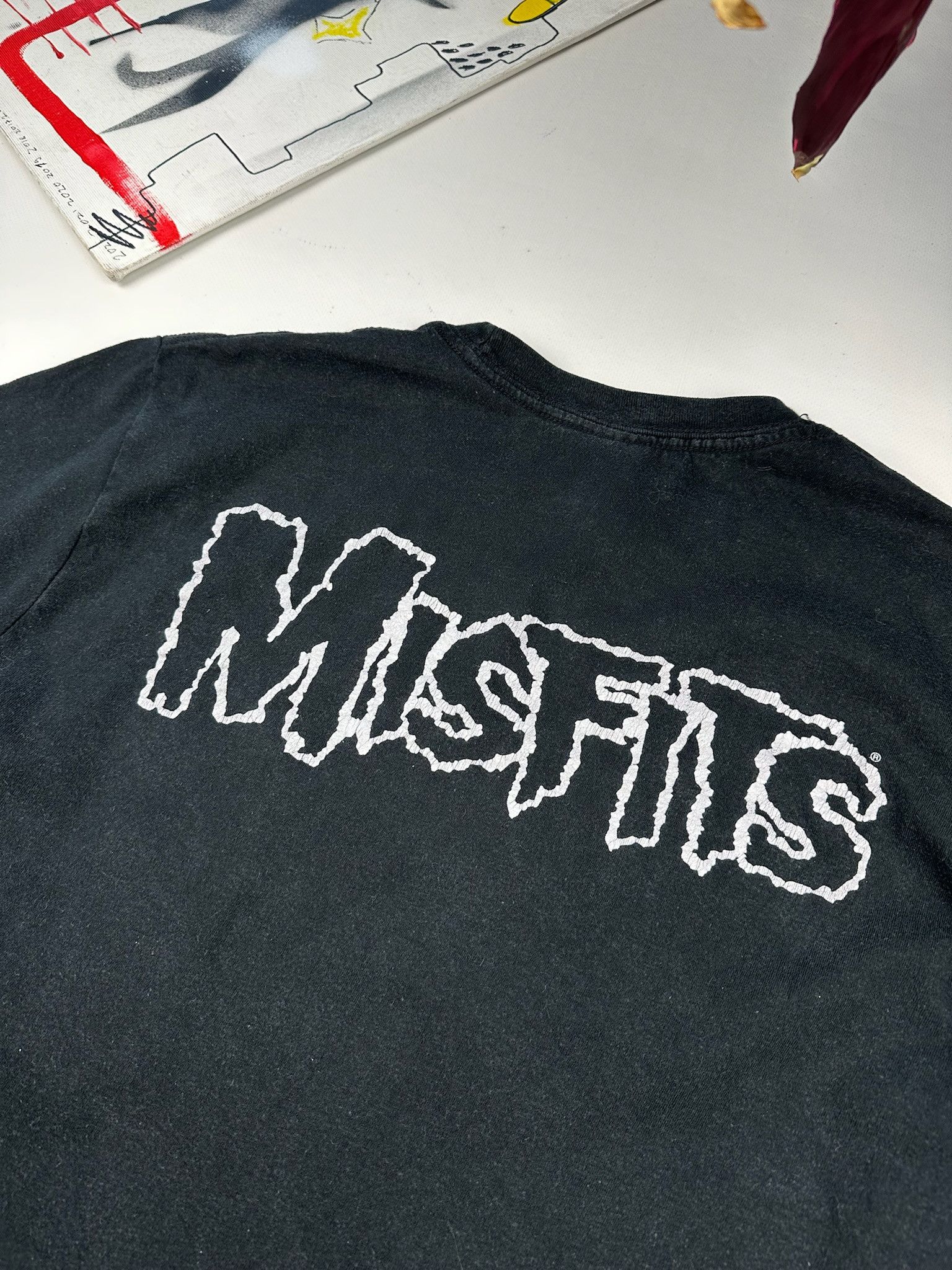 Misfits Vintage MISFITS Crimson Ghost T-Shirt skull Size US M / EU 48-50 / 2 - 7 Thumbnail
