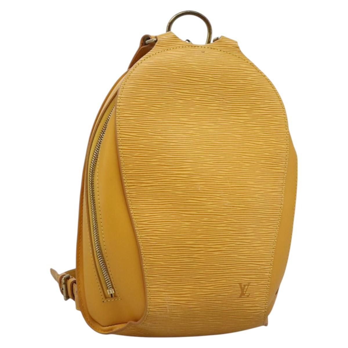 Louis Vuitton LOUIS VUITTON Epi Mabillon Backpack Yellow M52239 Size ONE SIZE - 1 Thumbnail