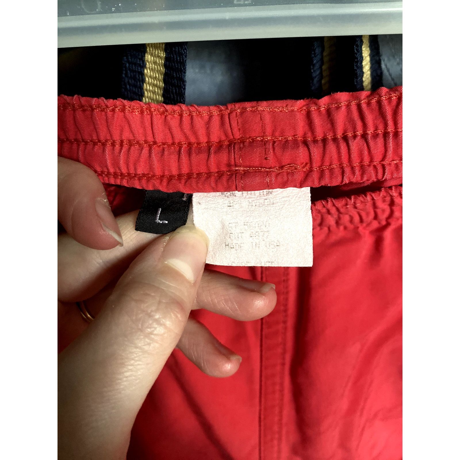 Patagonia 1990's Vintage Patagonia Red Wind Pants Men's Large Gorpcore Size US 37 - 3 Thumbnail