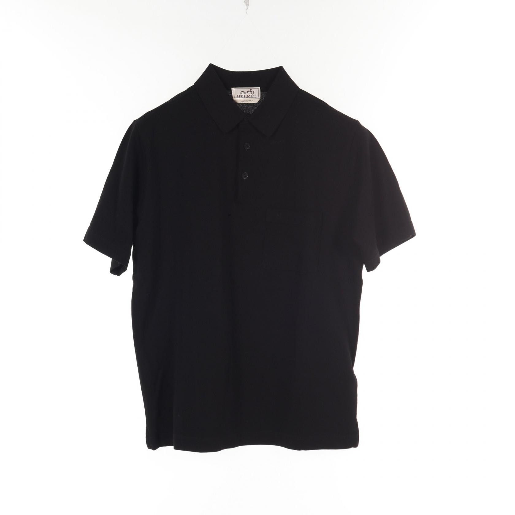 Hermes Hermes Hermes Polo Shirt Cotton Top Cotton Tops DUTY FREE for USA Size ONE SIZE - 1 Thumbnail