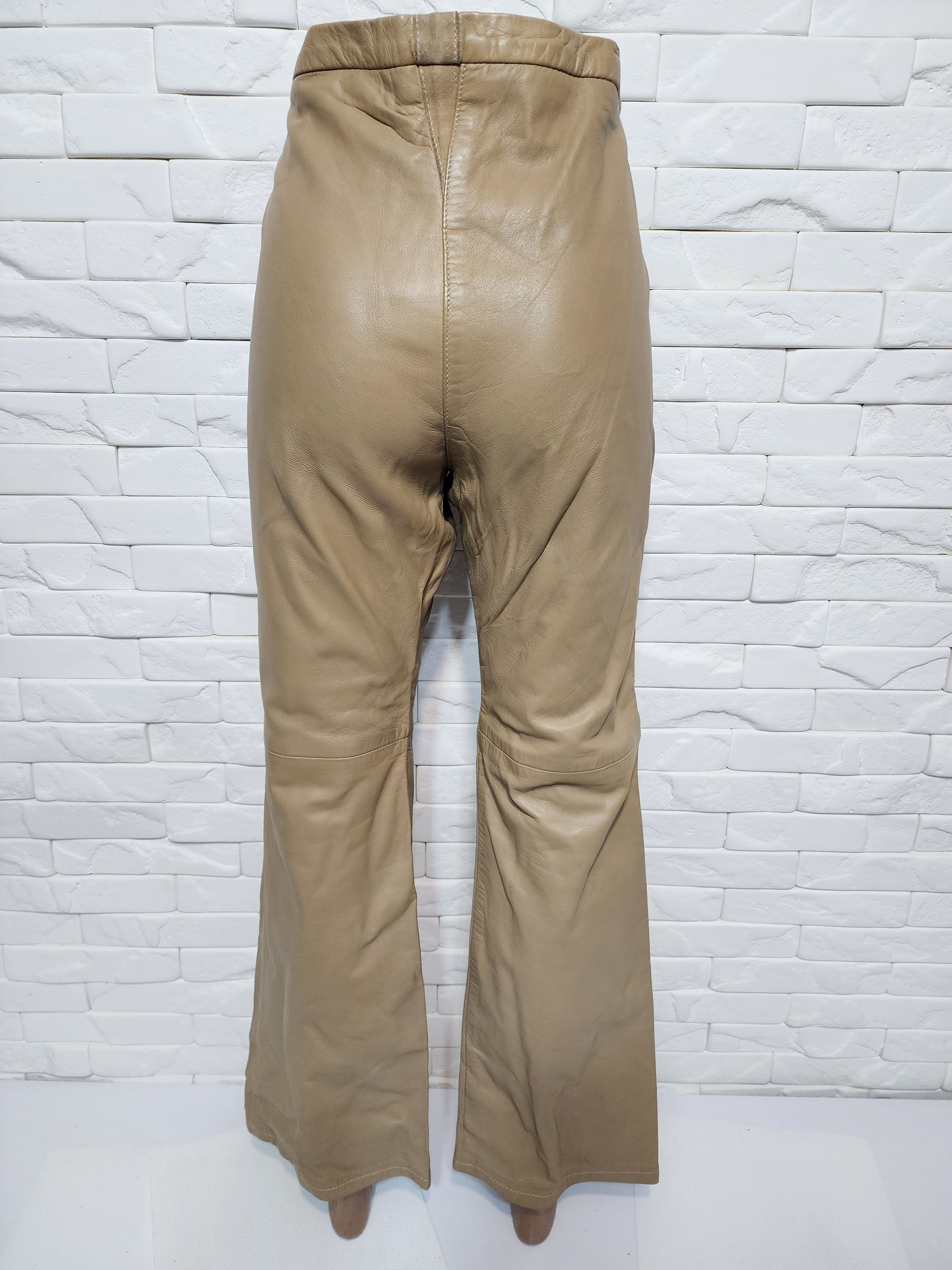 Genuine Leather Women's leather pants. Size 32" / US 10 / IT 46 - 5 Thumbnail