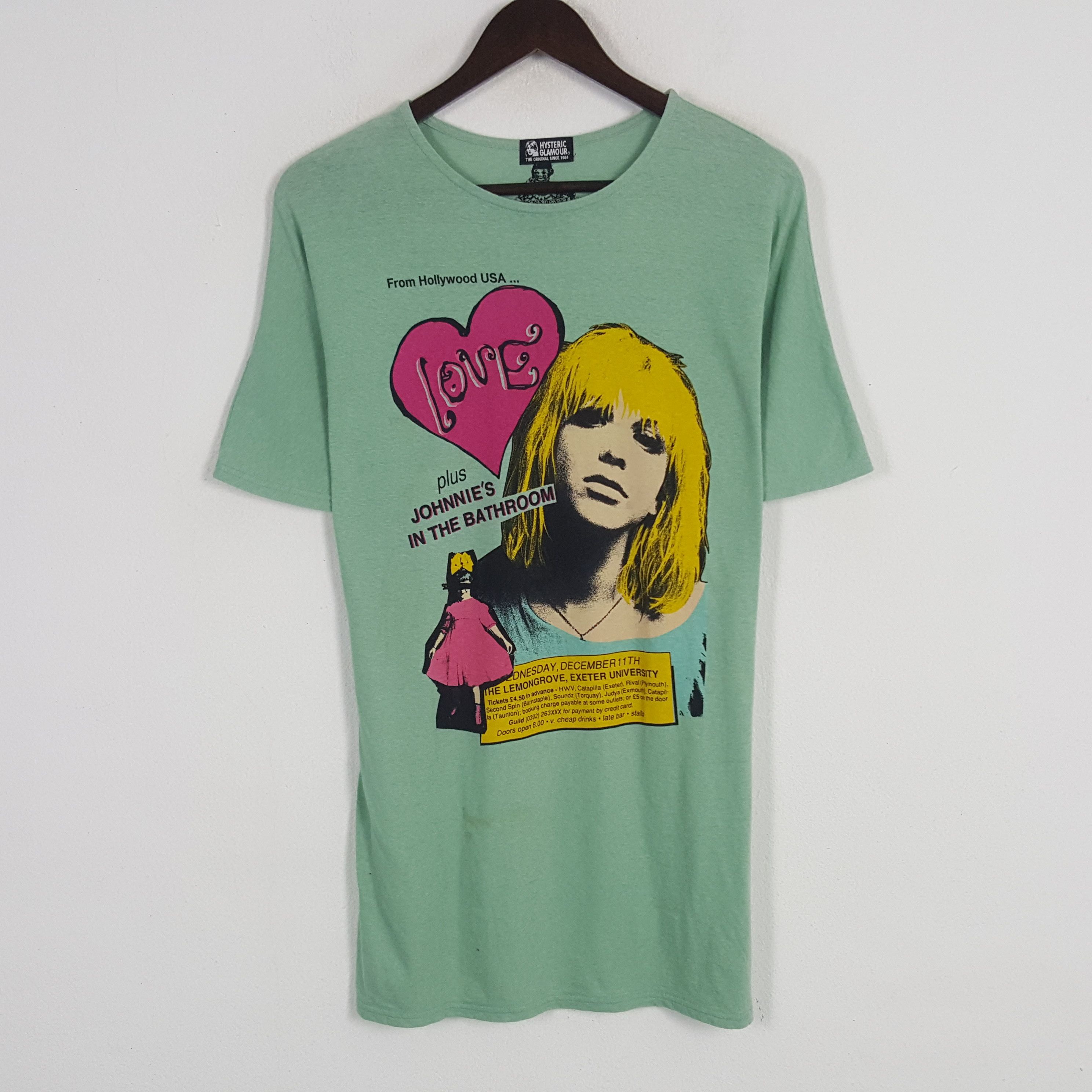 Hysteric Glamour × Japanese Brand × Vintage Vintage Hysteric Glamour x Courteney Love Tshirt Size M / US 6-8 / IT 42-44 - 1 Thumbnail