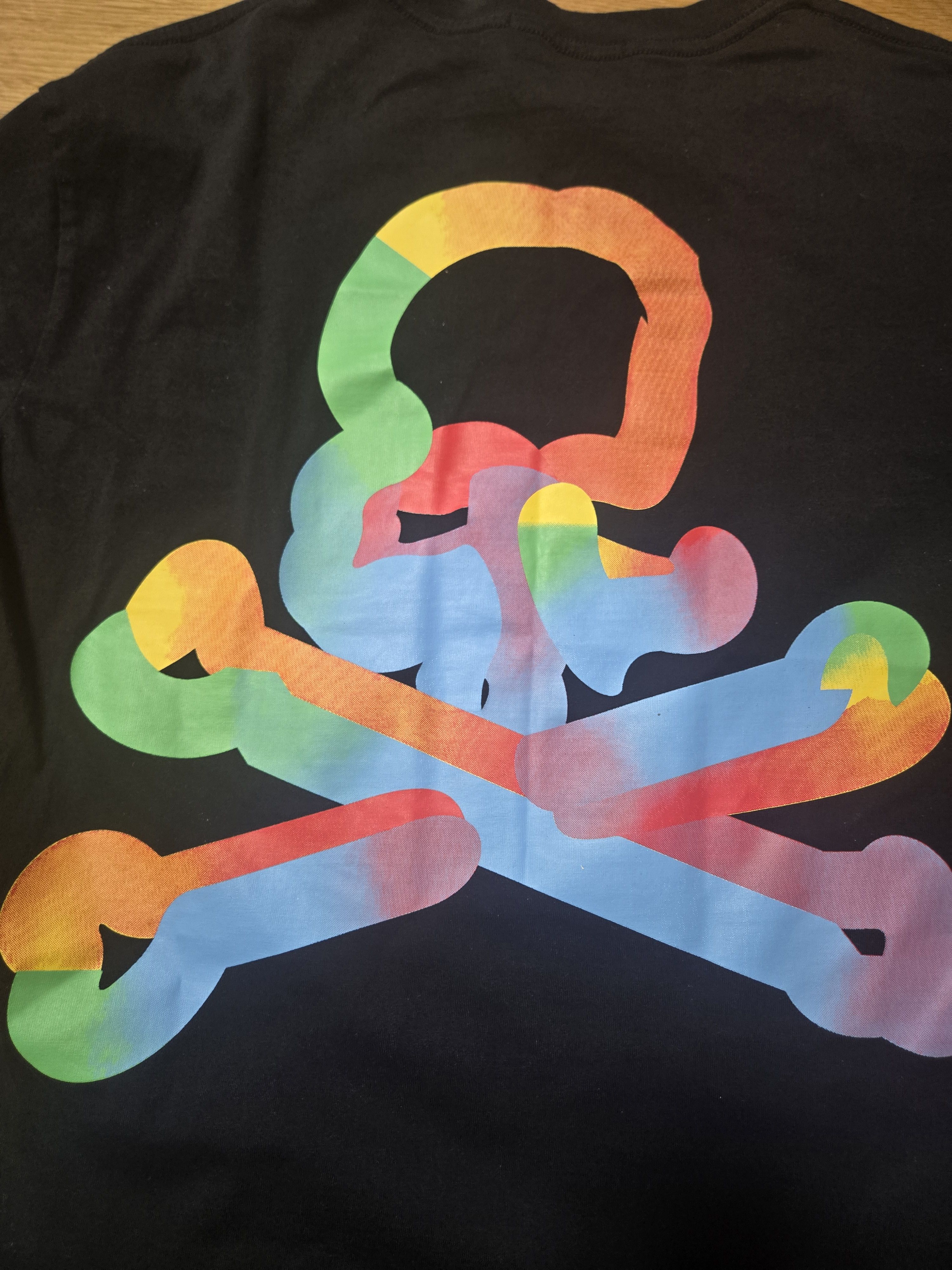 Mastermind Japan Mastermind Japan Rainbow Skull T-Shirt Black Made in Italy Size US L / EU 52-54 / 3 - 2 Thumbnail