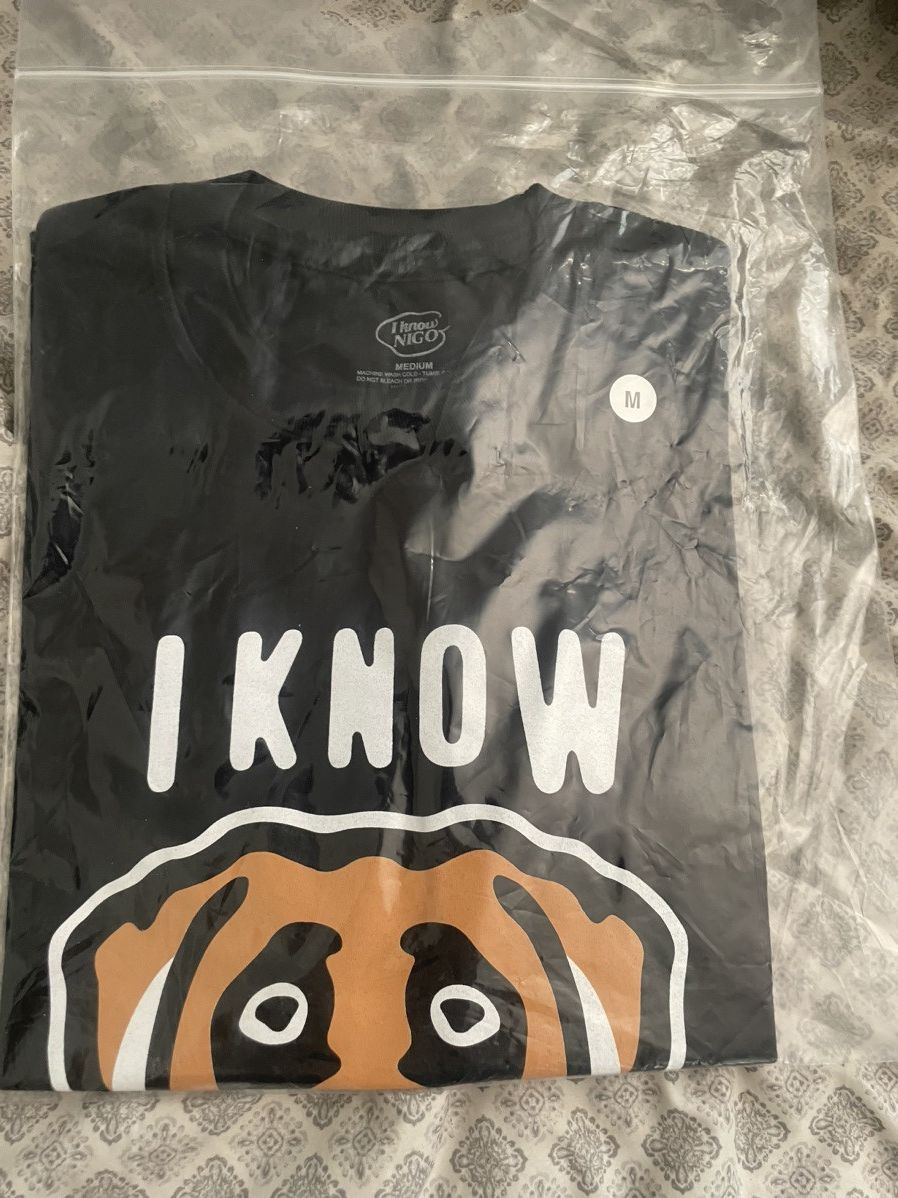 Nigo I know nigo victor dog black tee Size US M / EU 48-50 / 2 - 1 Thumbnail