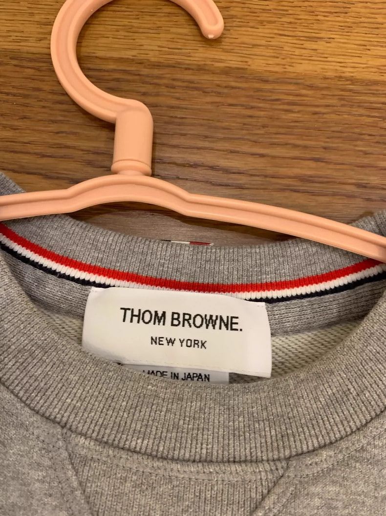 Thom Browne Thom browne Gray classic sweatshirt 2503-Nextarrow Size US S / EU 44-46 / 1 - 3 Thumbnail