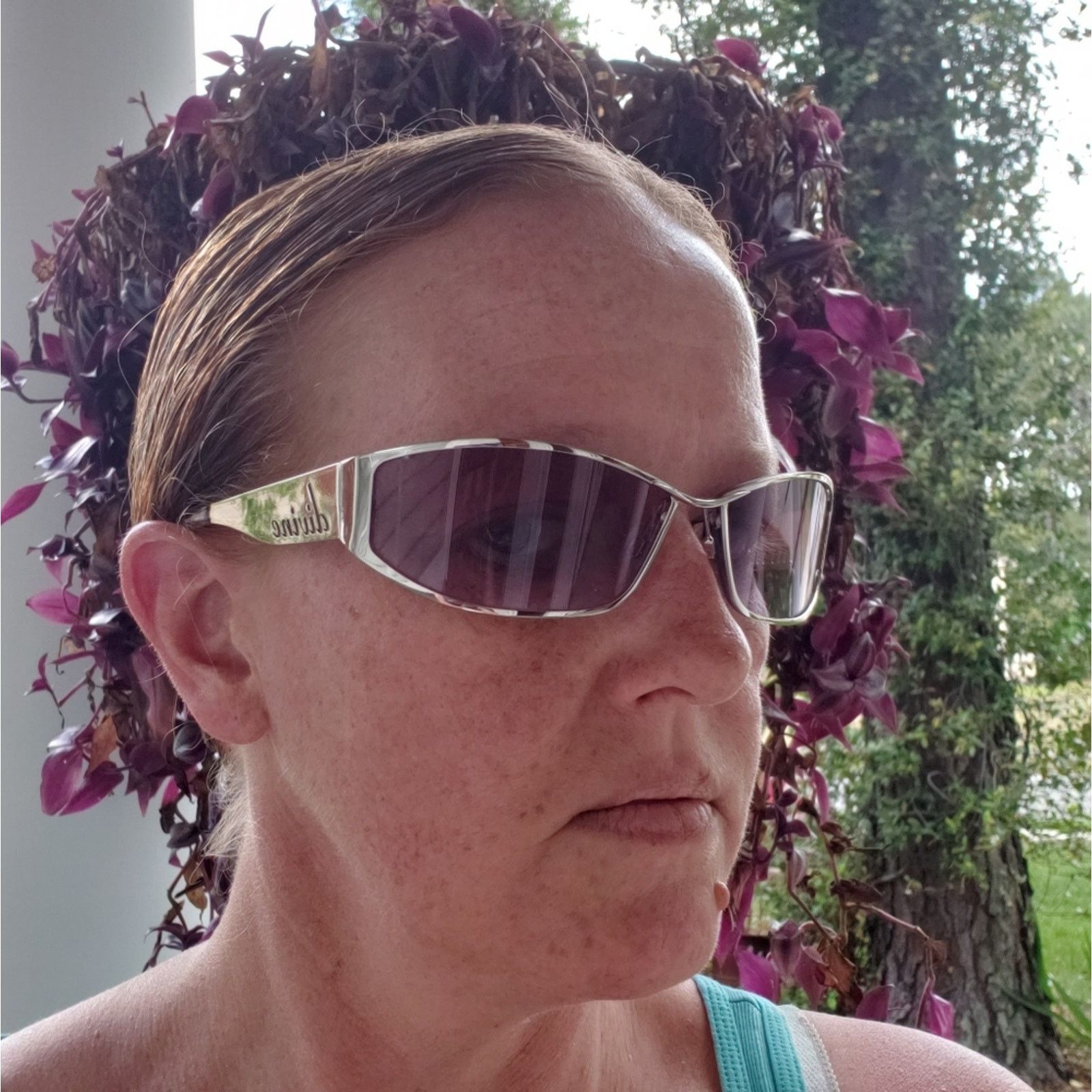 Other New Divine Eyewear Flirt Chrome/Purple Gradient Sunglasses Size ONE SIZE - 9 Thumbnail