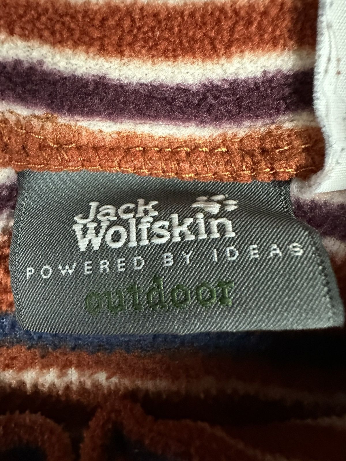 Jack Wolfskin Jack Wolfskin Striped Outdoor Fleece Shirt Size US L / EU 52-54 / 3 - 4 Thumbnail