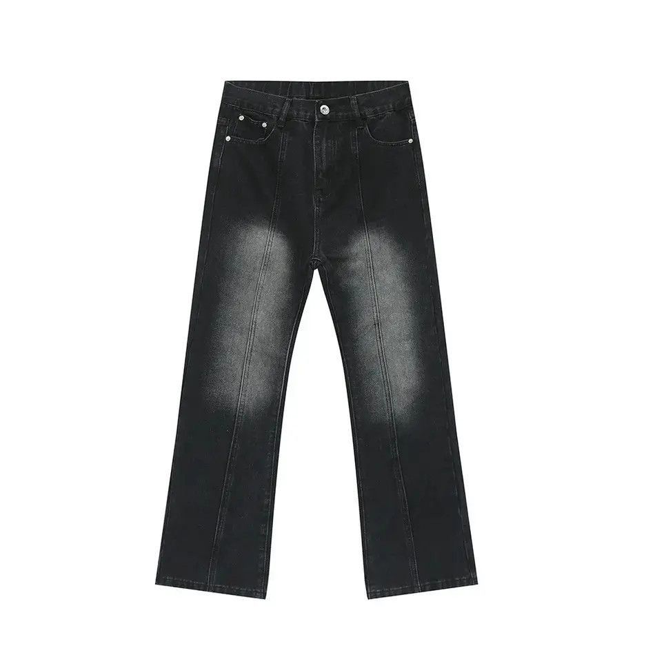 Japanese Brand Retro loose gradient micro flared jeans Size US 32 / EU 48 - 5 Thumbnail