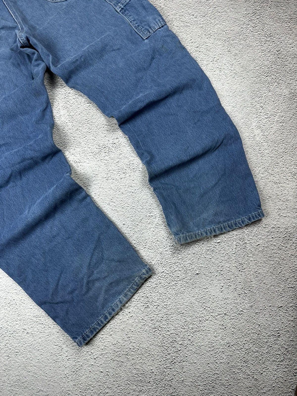 Dickies Vintage Dickies Washed Denim Blue Jeans Carpenter Y2K Baggy Size US 38 / EU 54 - 4 Thumbnail