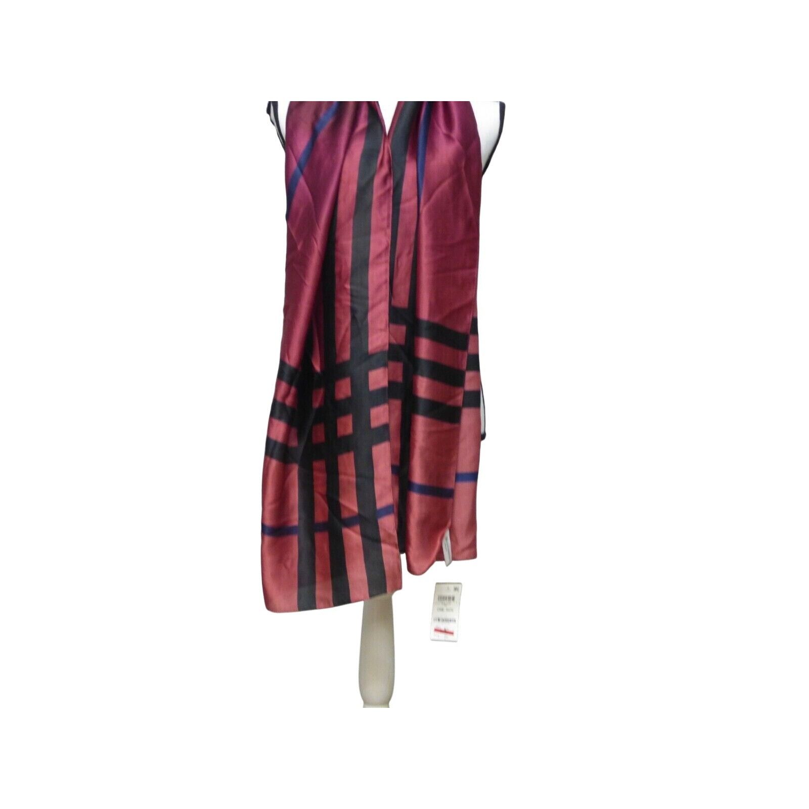 Giani Bernini Giani Bernini Ombré Plaid Oblong Scarf, OS, Red Size ONE SIZE - 4 Thumbnail