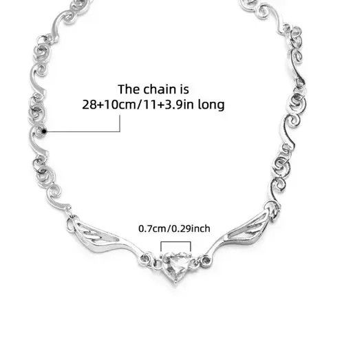 Jewelry Y2K Silver Color Irregualr Choker Necklace Size ONE SIZE - 4 Thumbnail