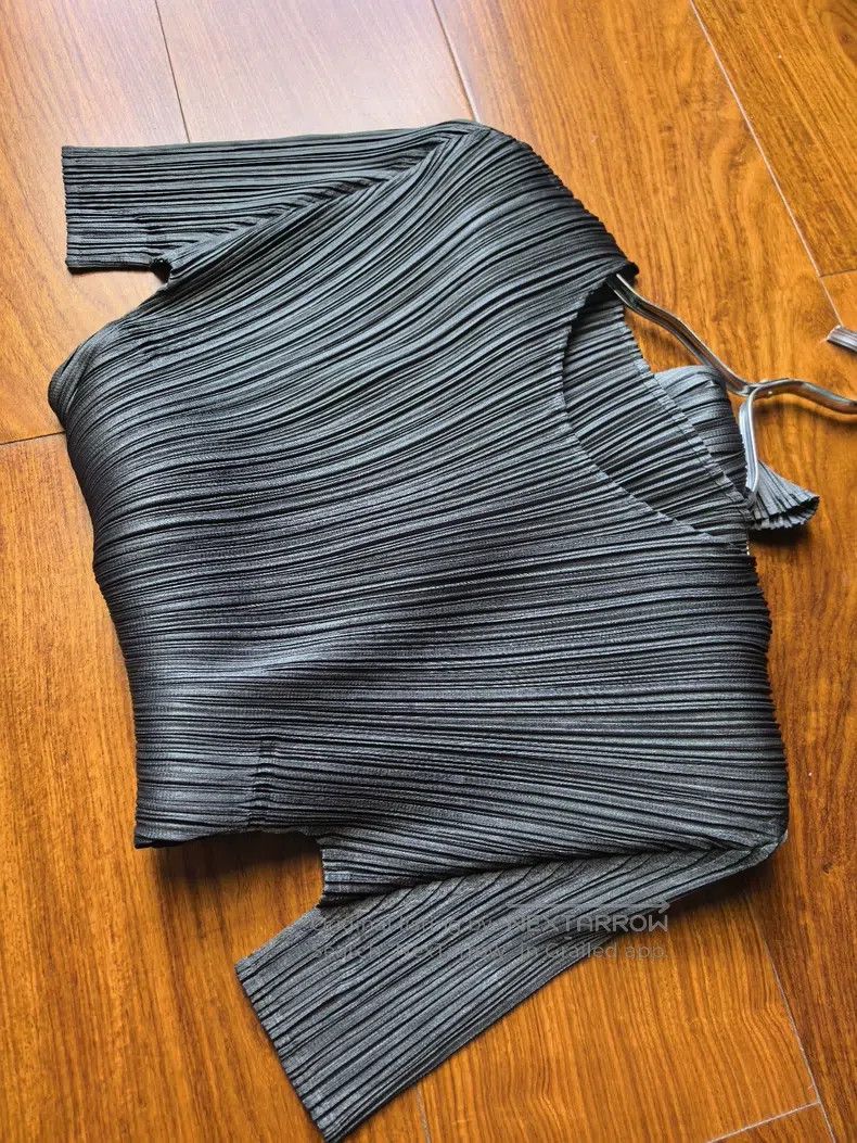 Issey Miyake Issey Miyake Gray Irregular Pants Size L / US 10 / IT 46 - 7 Thumbnail