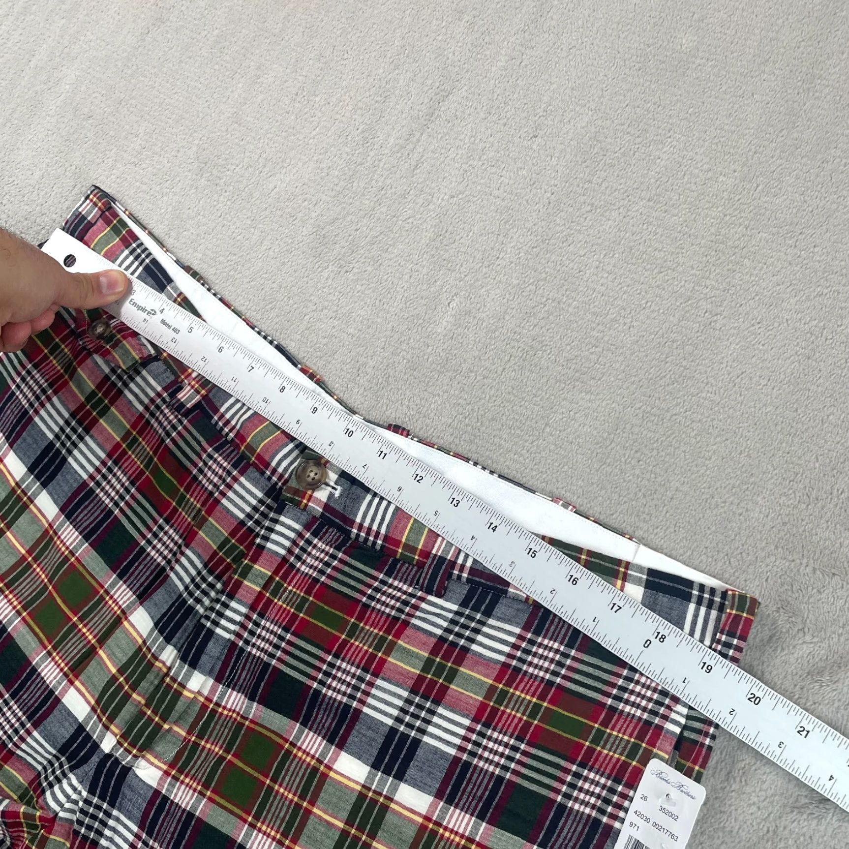 Brooks Brothers Brooks Brothers Golf Preppy Pants Mens 38x30 Multi Madras Plaid NWT Size US 38 / EU 54 - 7 Thumbnail