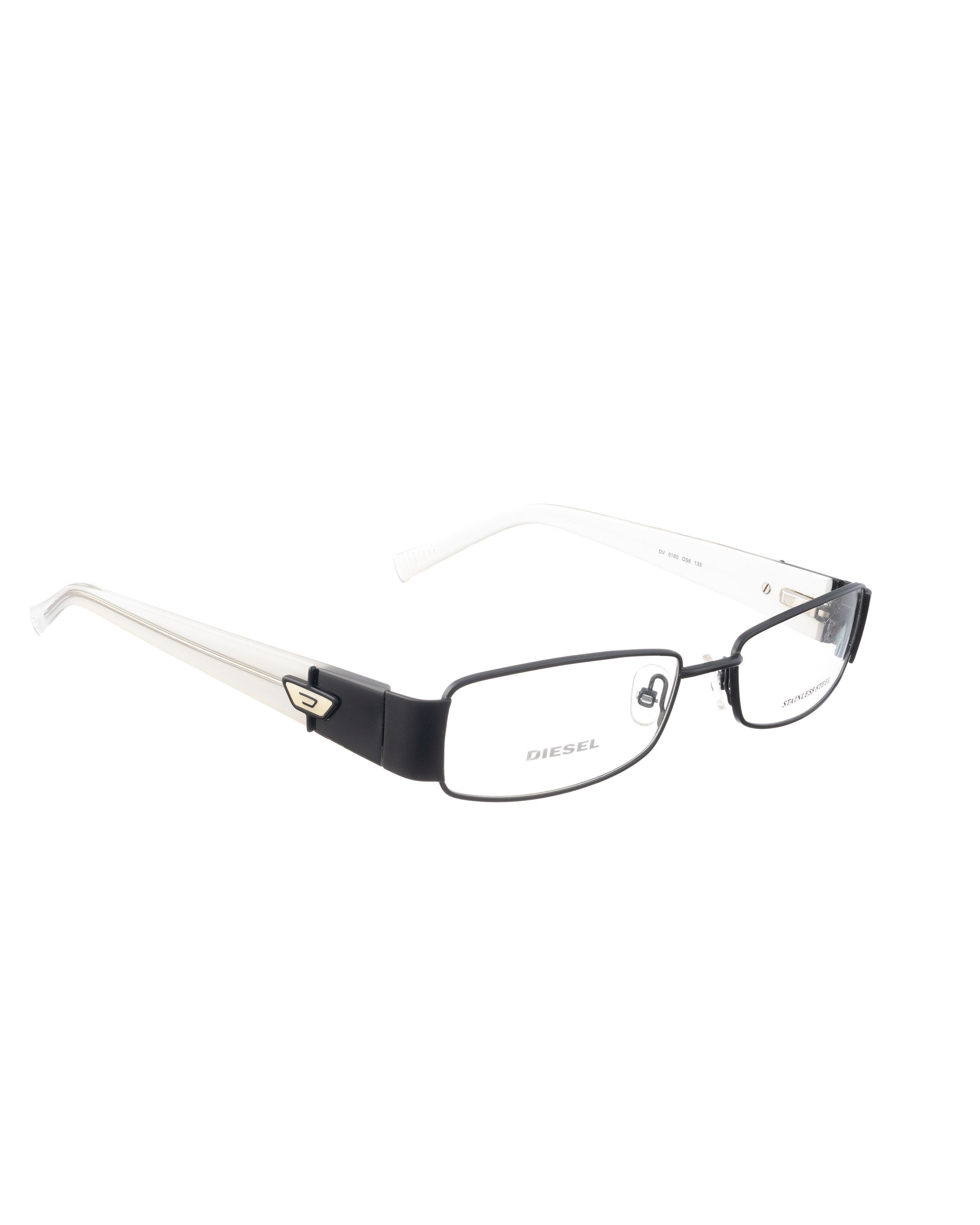 Diesel Diesel 00s Black and White Classic Glasses Size ONE SIZE - 1 Thumbnail