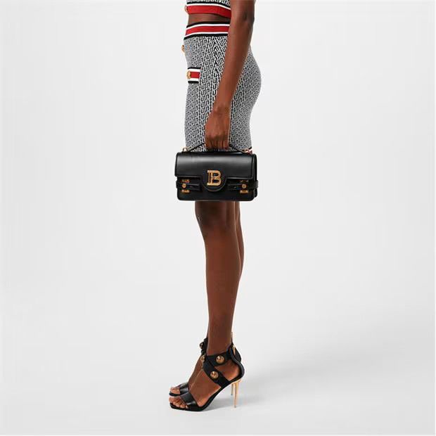 Balmain o1g2r1mq0924 Monogram Mini Skirt in Multicolor Size 27" / US 4 / IT 40 - 5 Thumbnail