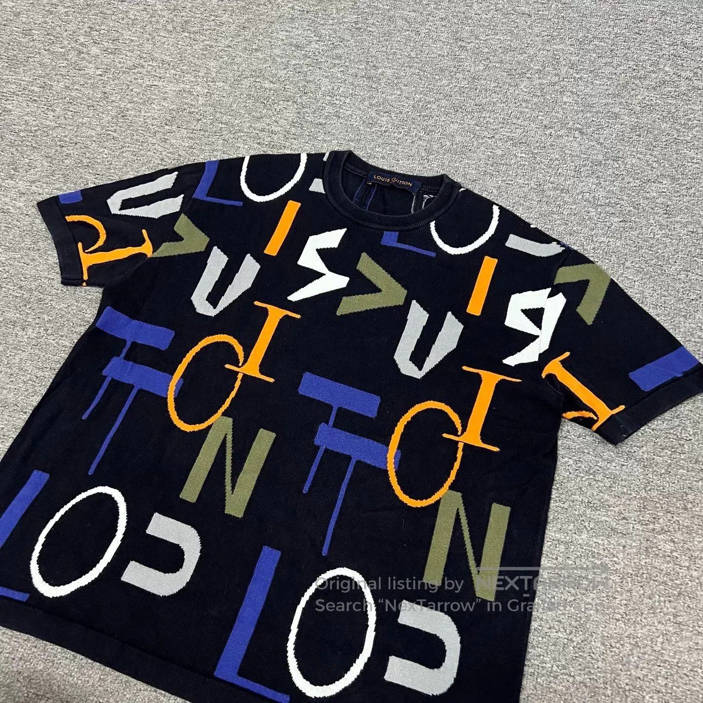 Louis Vuitton louis vuitton logo knit short sleeve shirt. Size US M / EU 48-50 / 2 - 2 Thumbnail