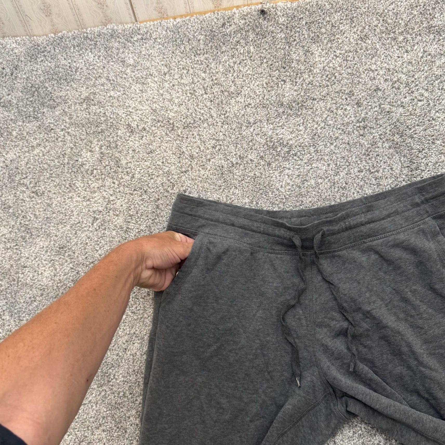 Champion Champion Pants Mens Large Gray Jogger Lounge Drawstring Pockets 28in 24.5in Regular 60/40 Cotton-Polyester Sweatpants Gentlewear Mens Size US 33 - 6 Thumbnail