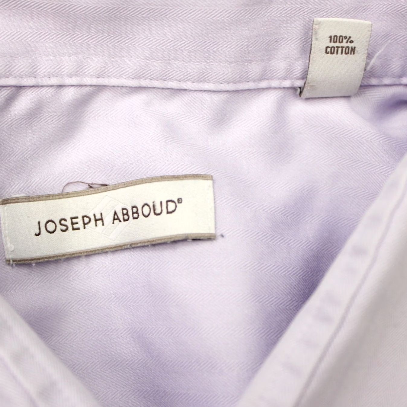 Joseph Abboud Joseph Abboud Shirt Mens 17 1/2 36/37 Tall Purple Non-Iron Cotton Long Sleeve Size US XXL / EU 58 / 5 - 6 Thumbnail
